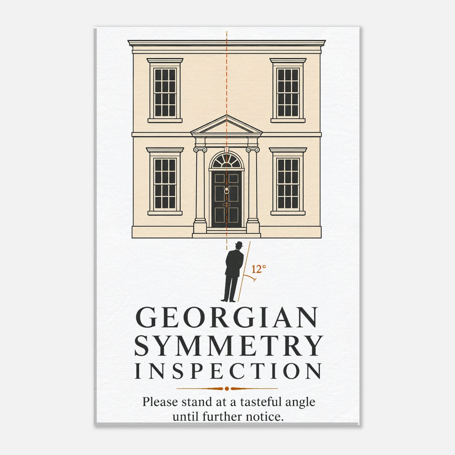 Georgian Symmetry Inspection — Bath Canvas — product view 2