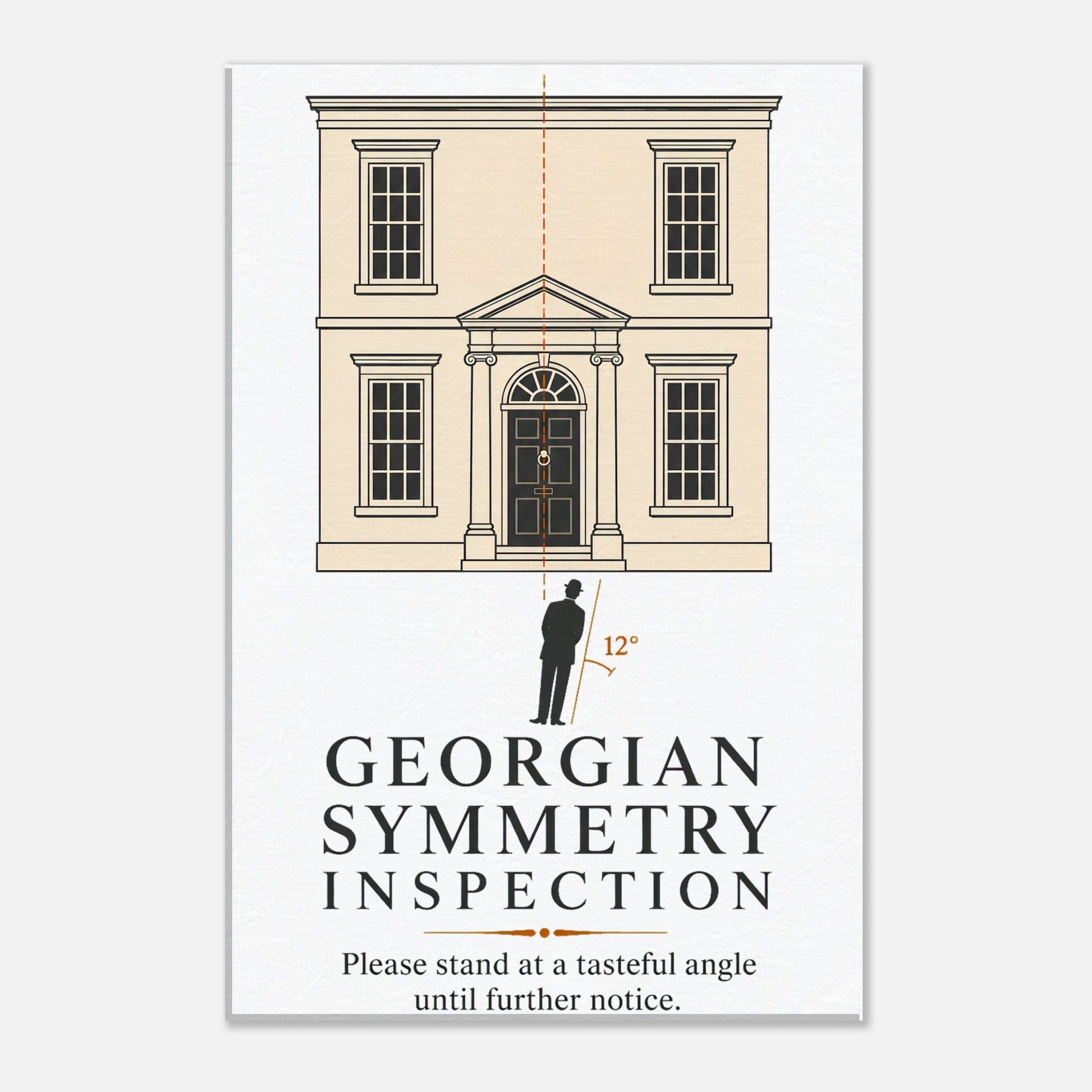 Georgian Symmetry Inspection — Bath Canvas — product view 3