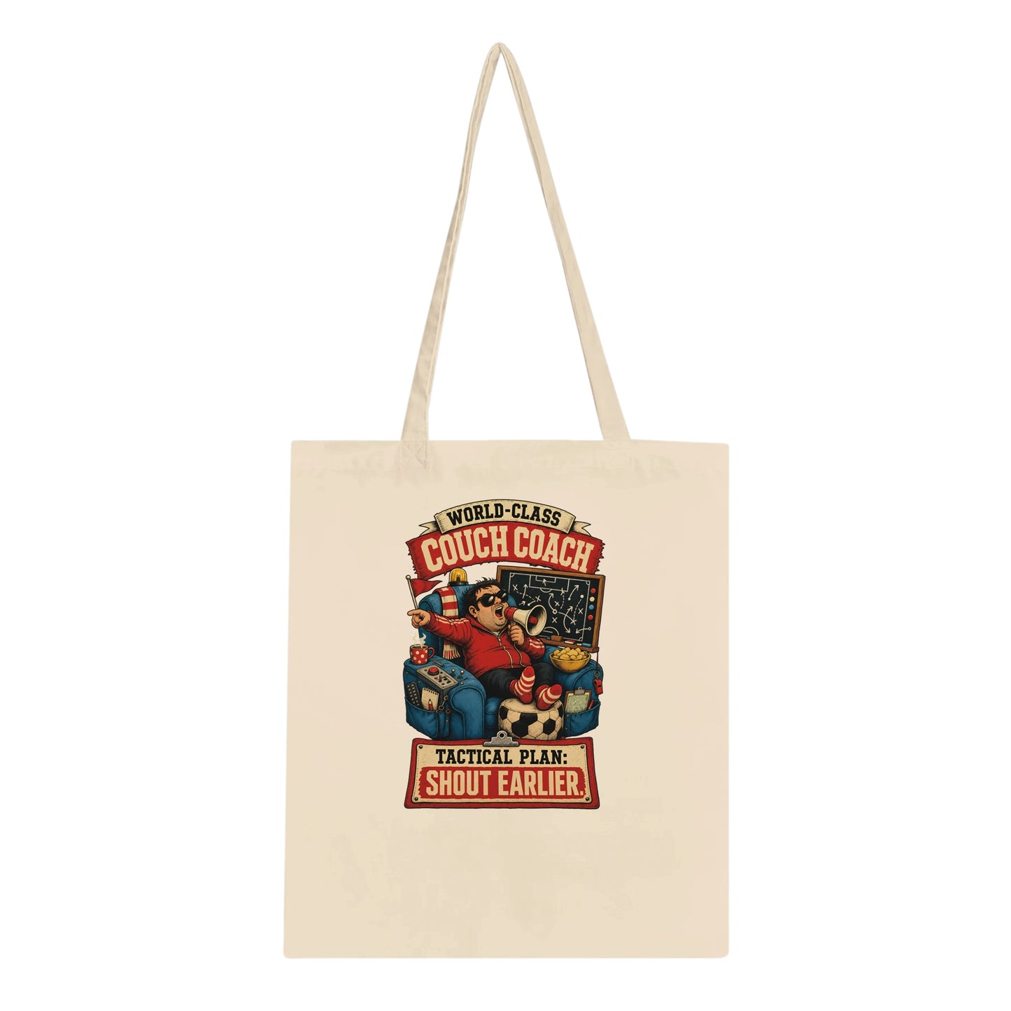 World-Class Couch Coach Tote Bag — product view 1