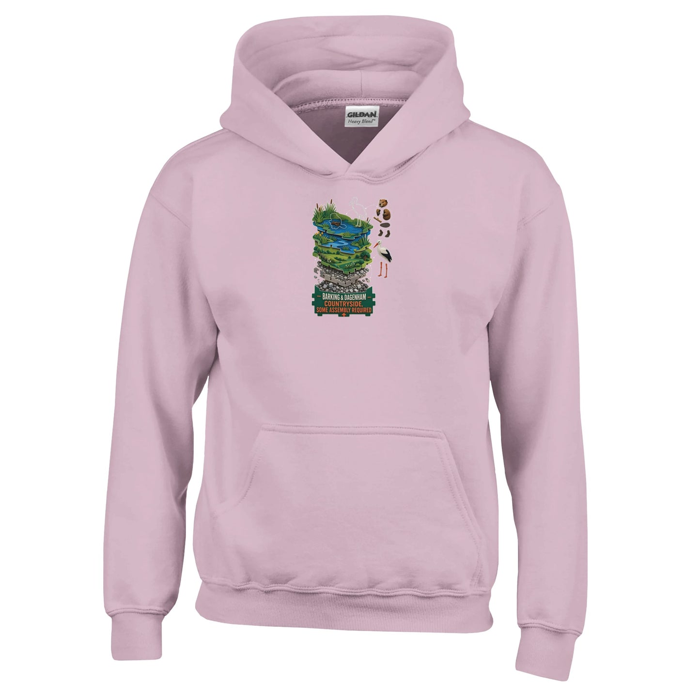Barking & Dagenham Countryside Kids' Hoodie — product view 5