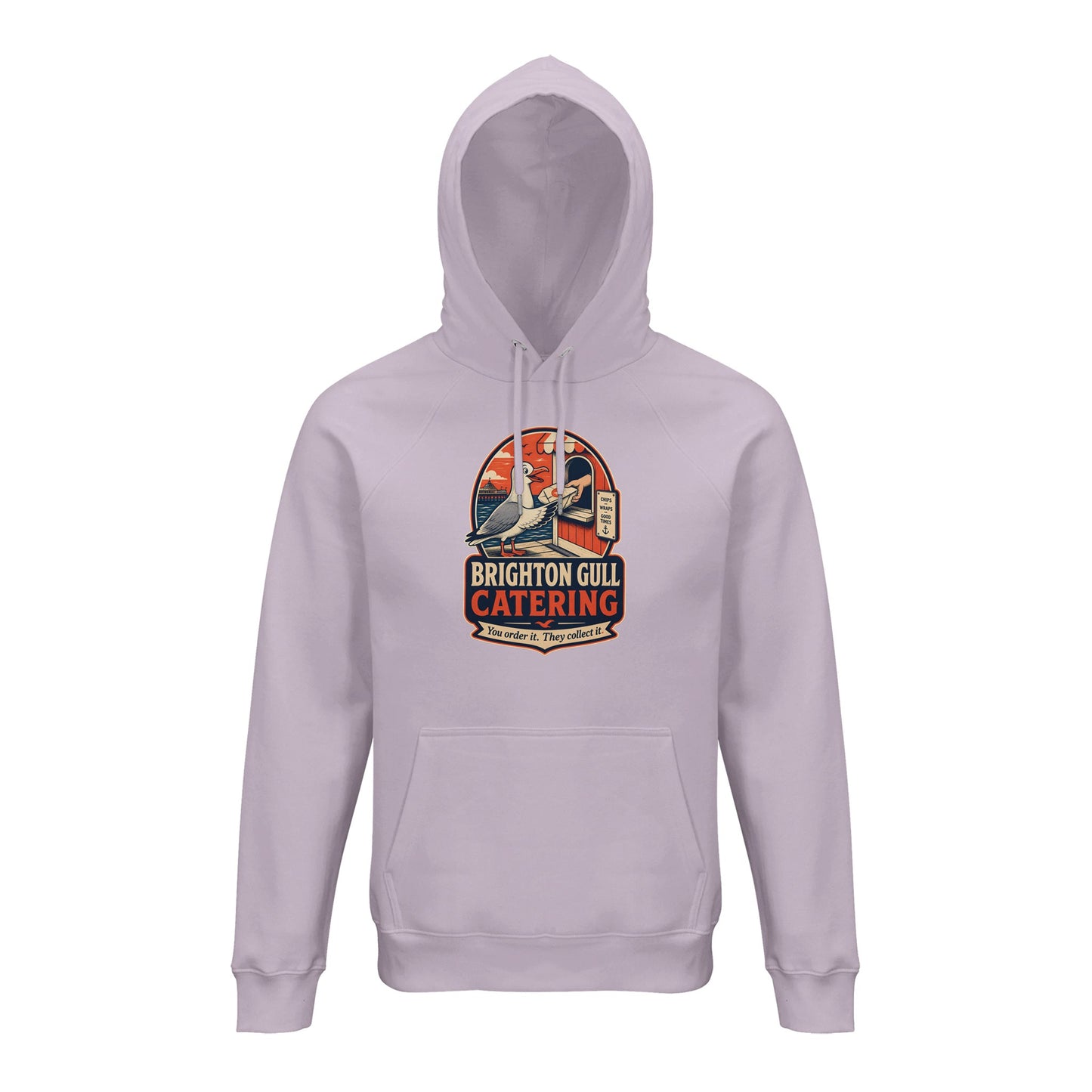 Brighton Gull Catering — Illustrated Hoodie — product view 12