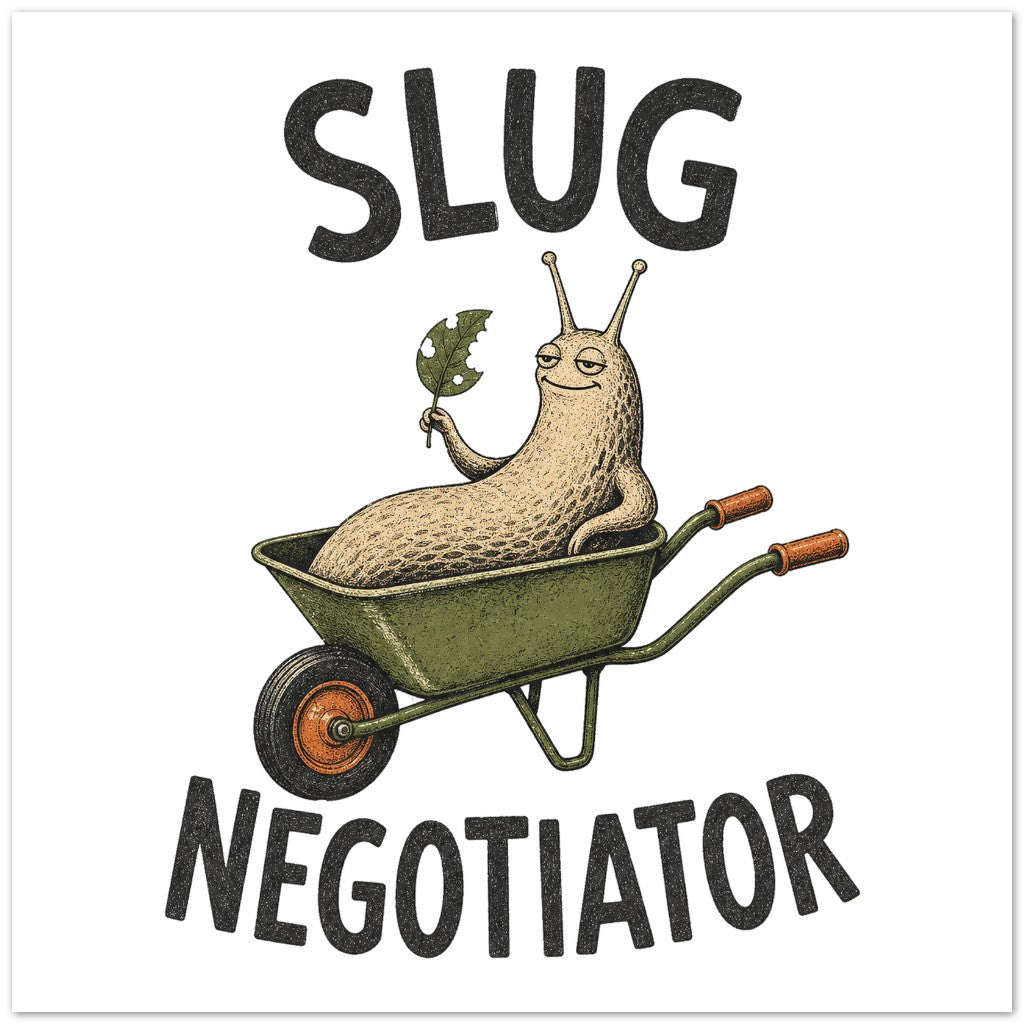 Slug Negotiator Garden Graphic Greeting Card Pack — product view 2
