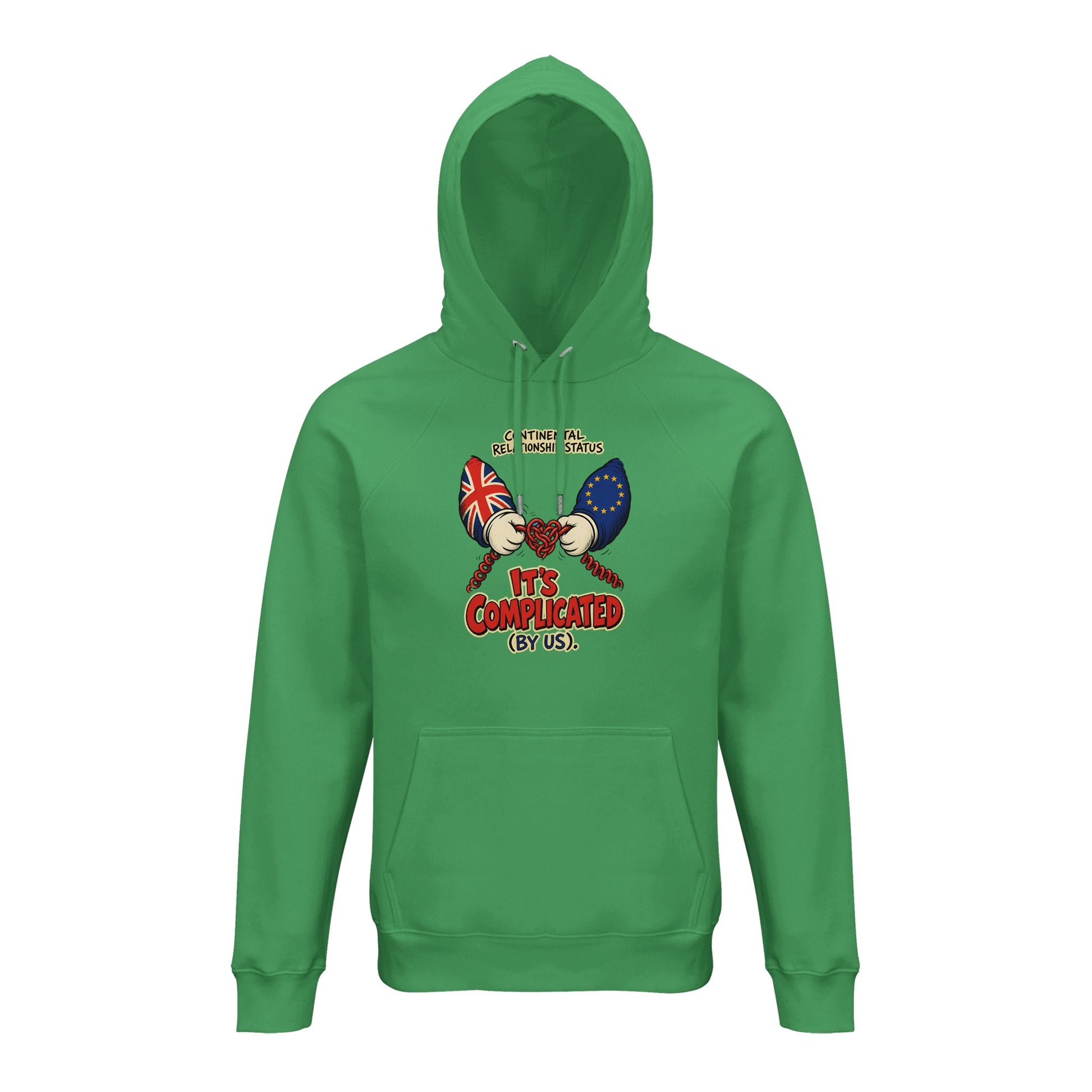 It's Complicated (By Us) UK–EU 1990s Cartoon Hoodie — product view 6