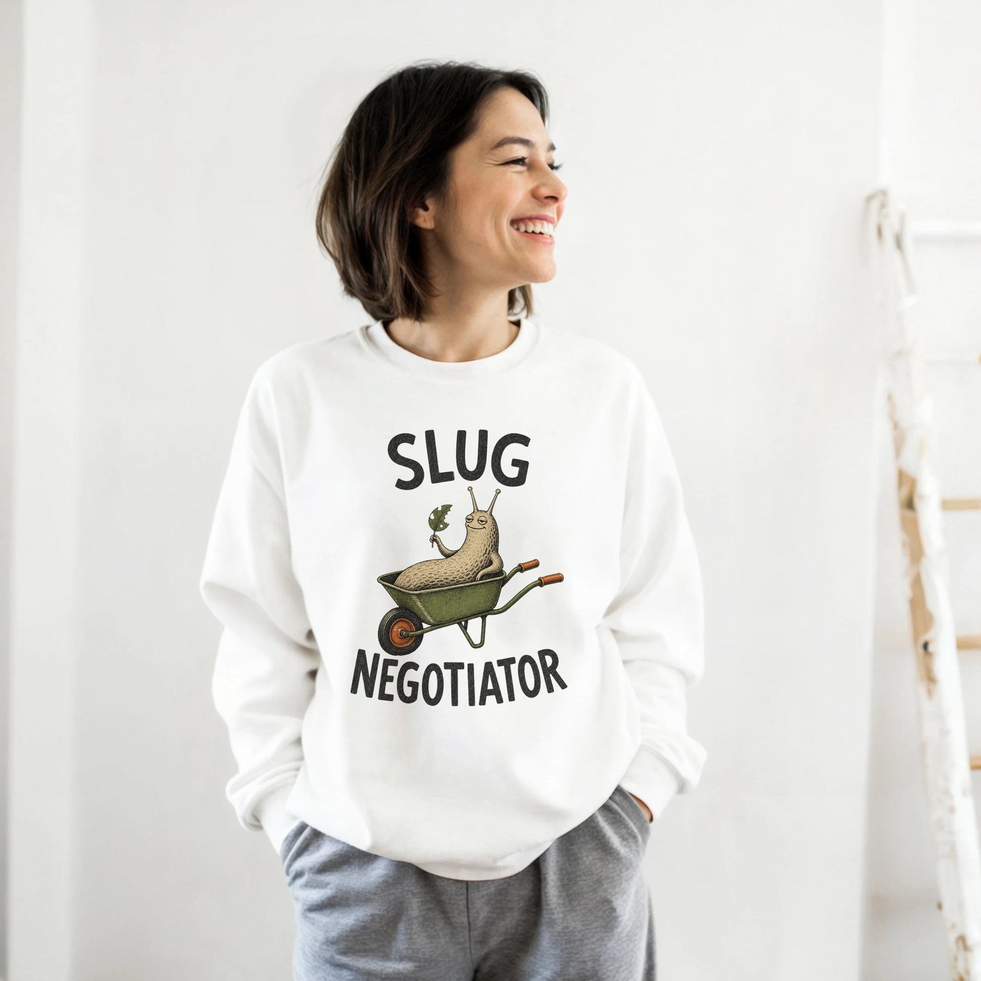 Slug Negotiator Garden Graphic Sweatshirt — product view 4