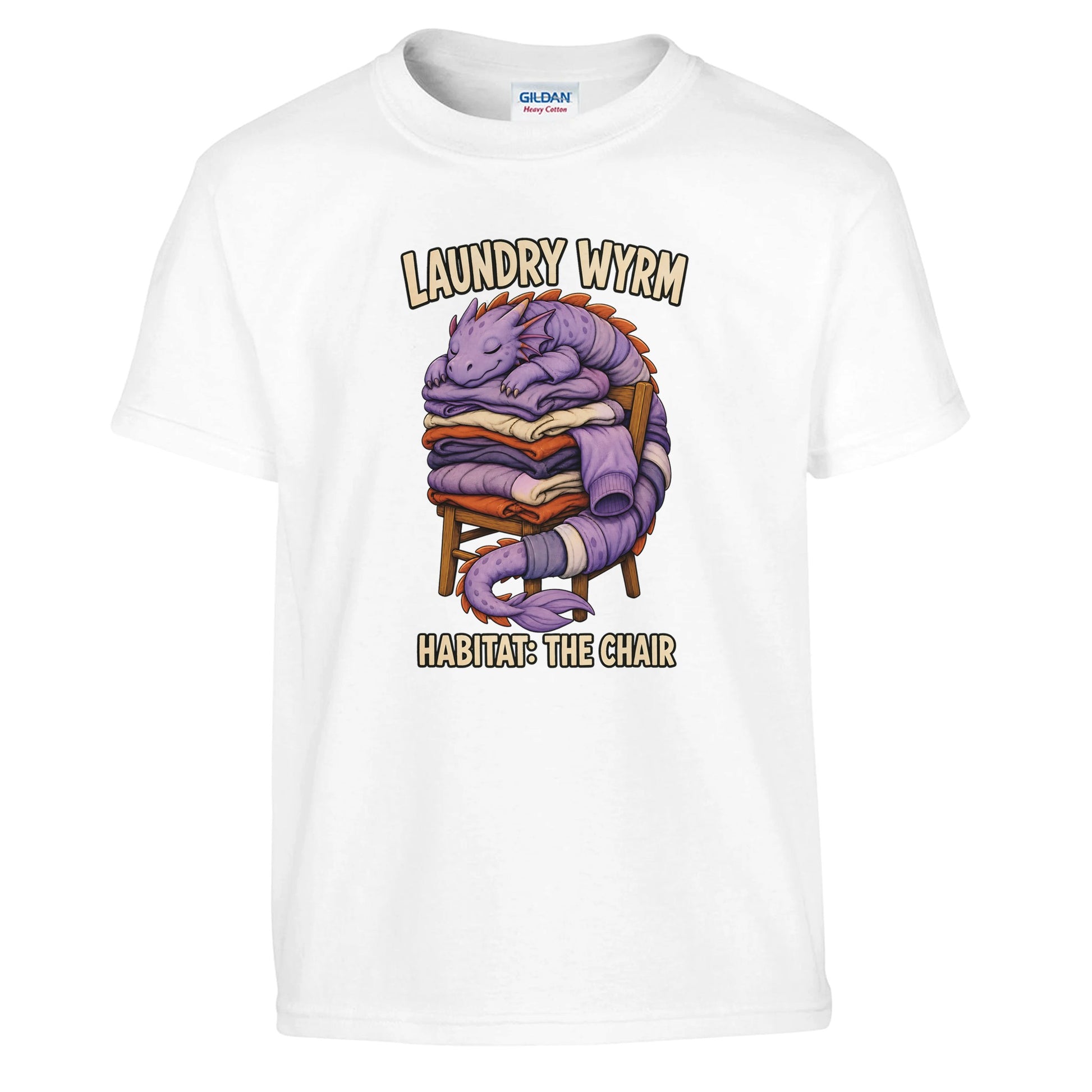 Laundry Wyrm – Habitat: The Chair Kids' T-shirt — product view 1
