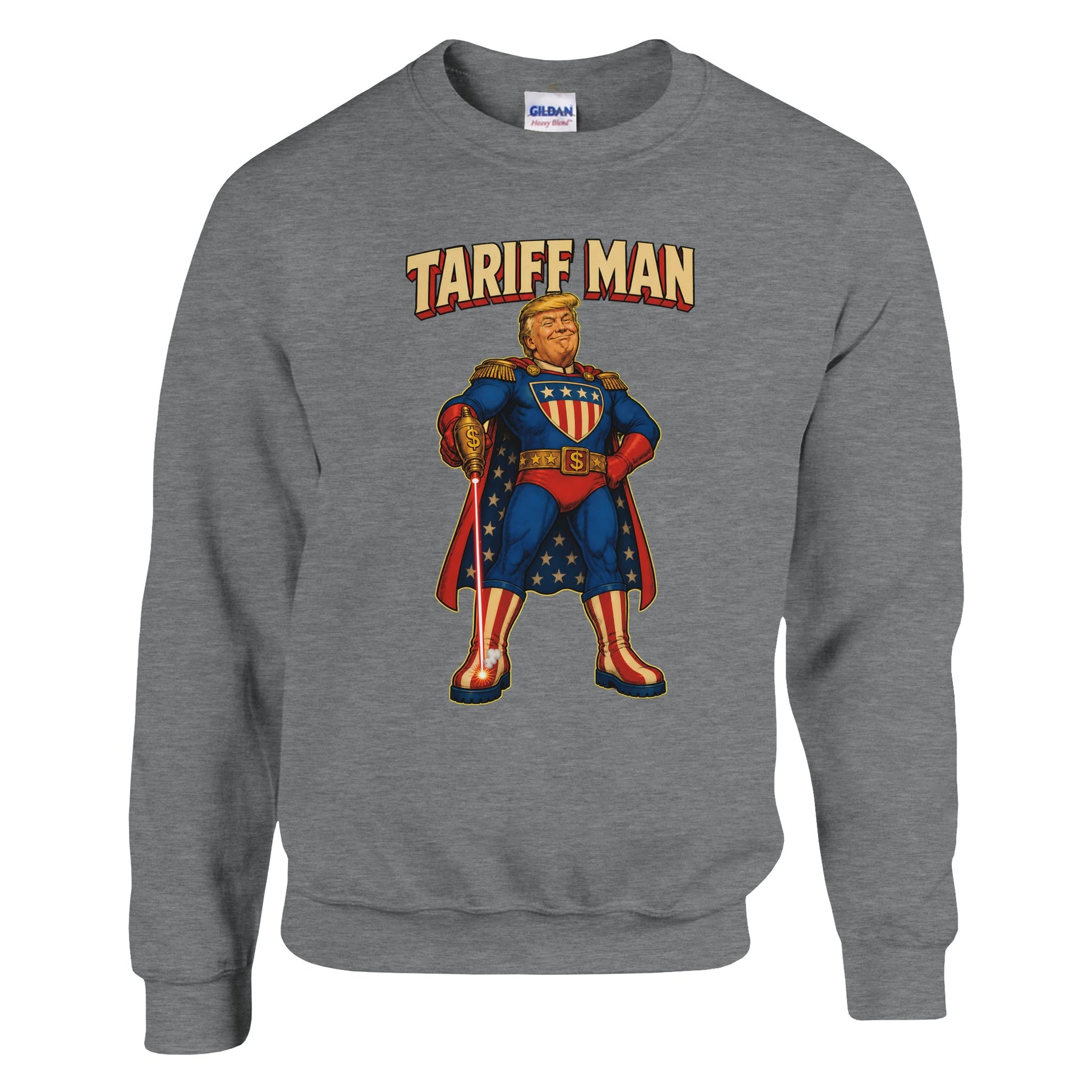 Tariff Man – Self-Shot Satire Sweatshirt — product view 16