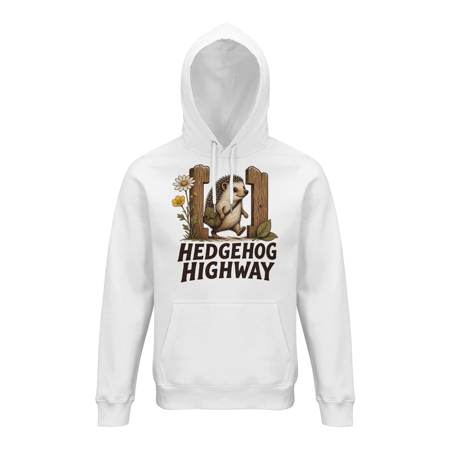 Hedgehog Highway Garden Graphic Hoodie — product view 1