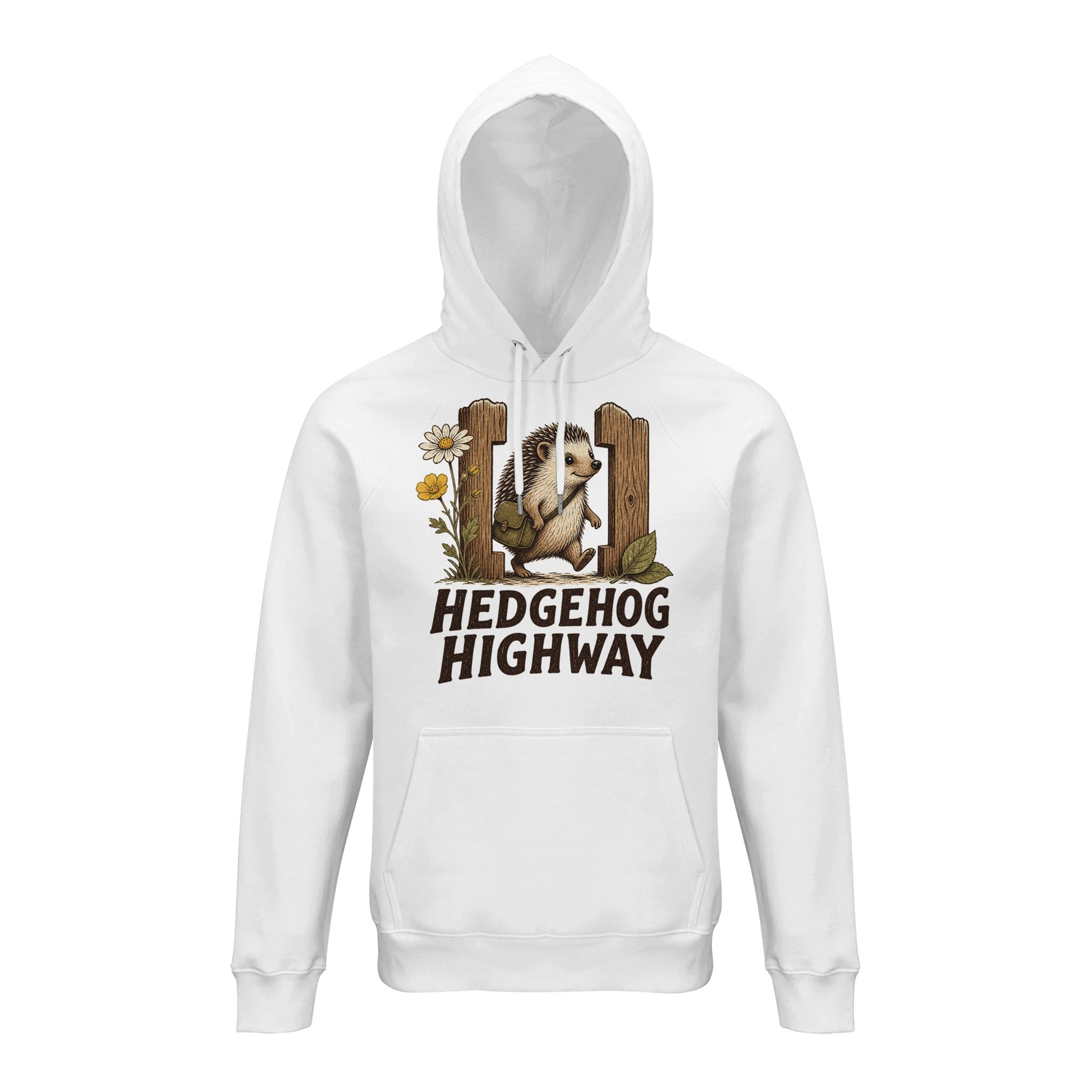 Hedgehog Highway Garden Graphic Hoodie — product view 1