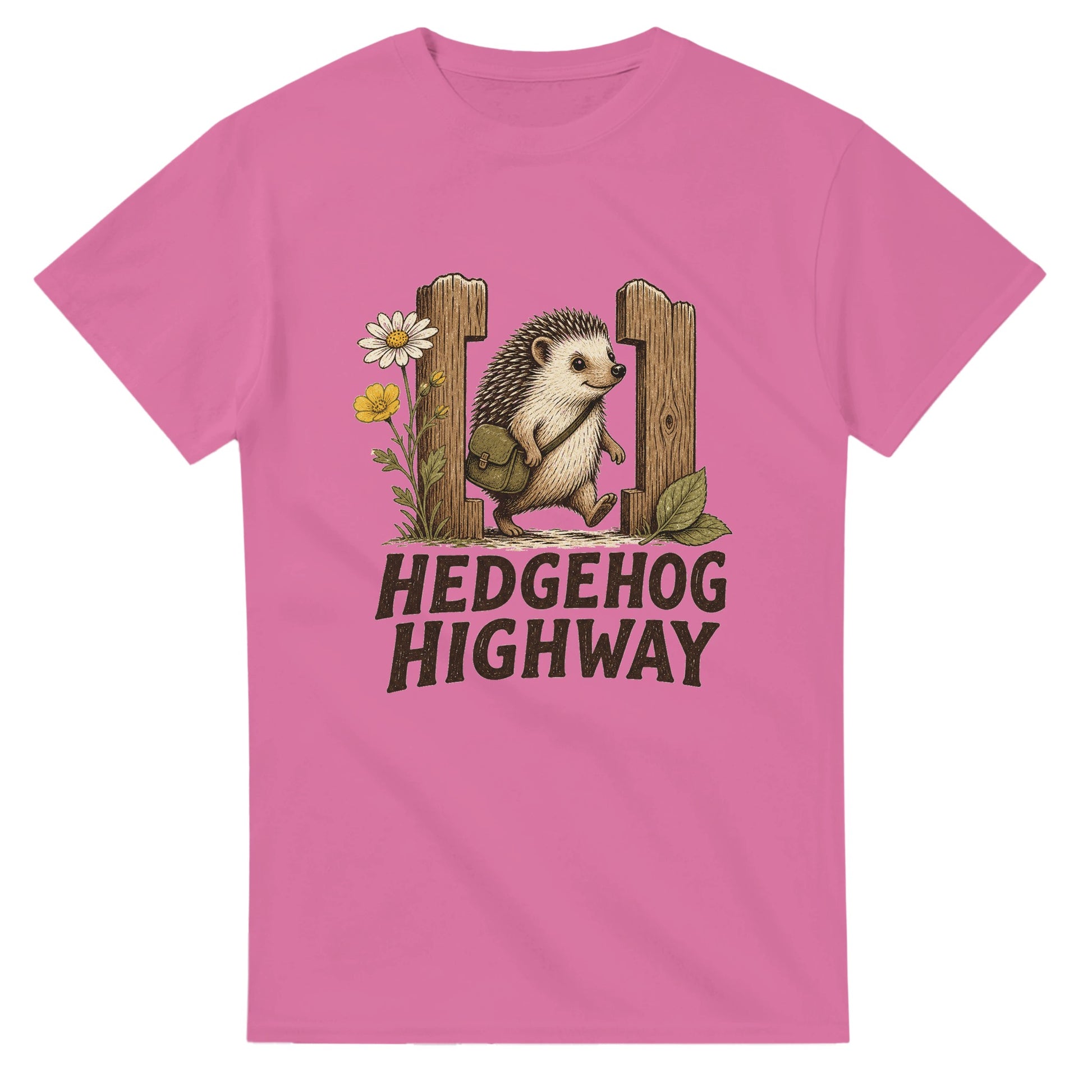 Hedgehog Highway Garden Graphic T-shirt — product view 4
