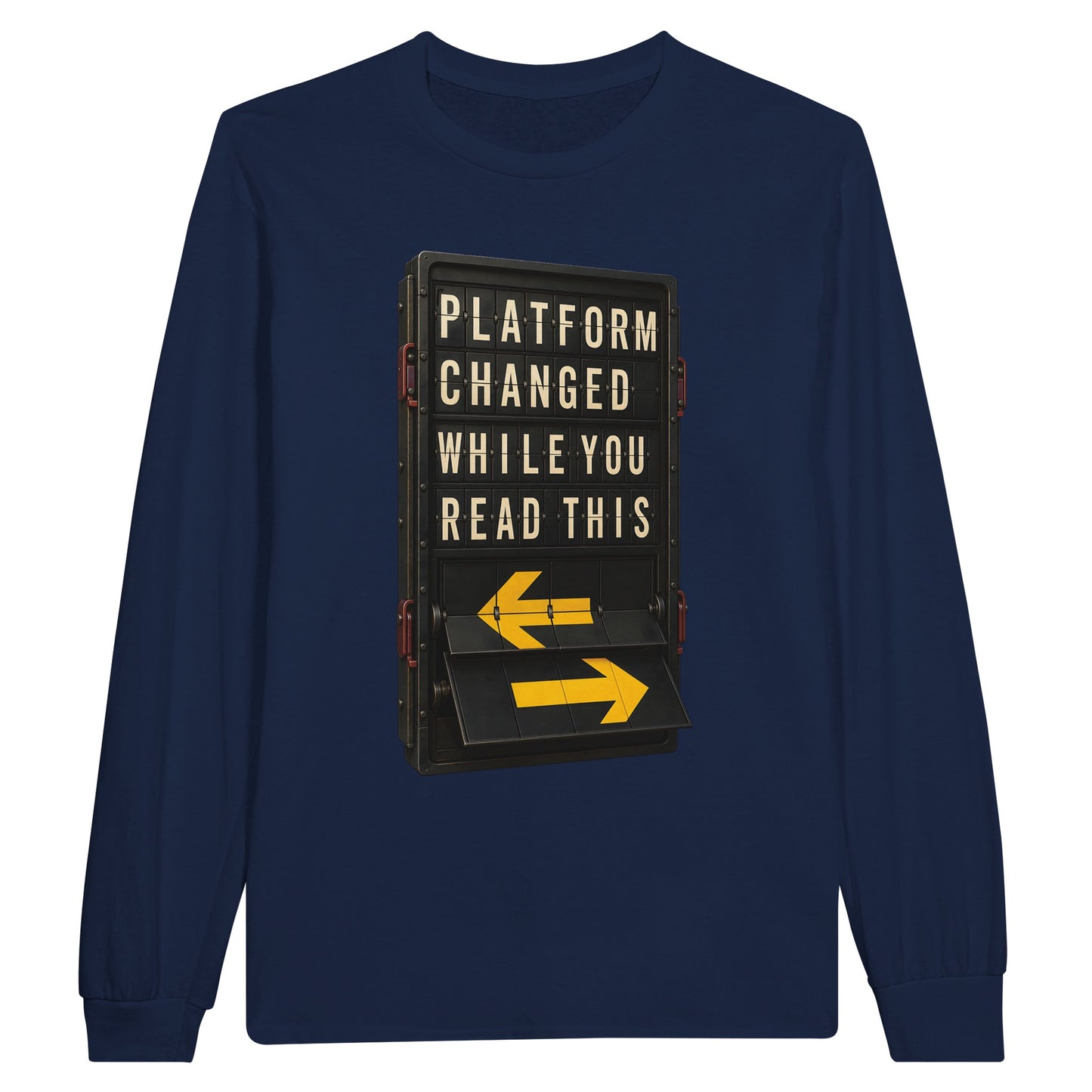 Platform Changed While You Read This Long-Sleeve T-shirt — product view 11