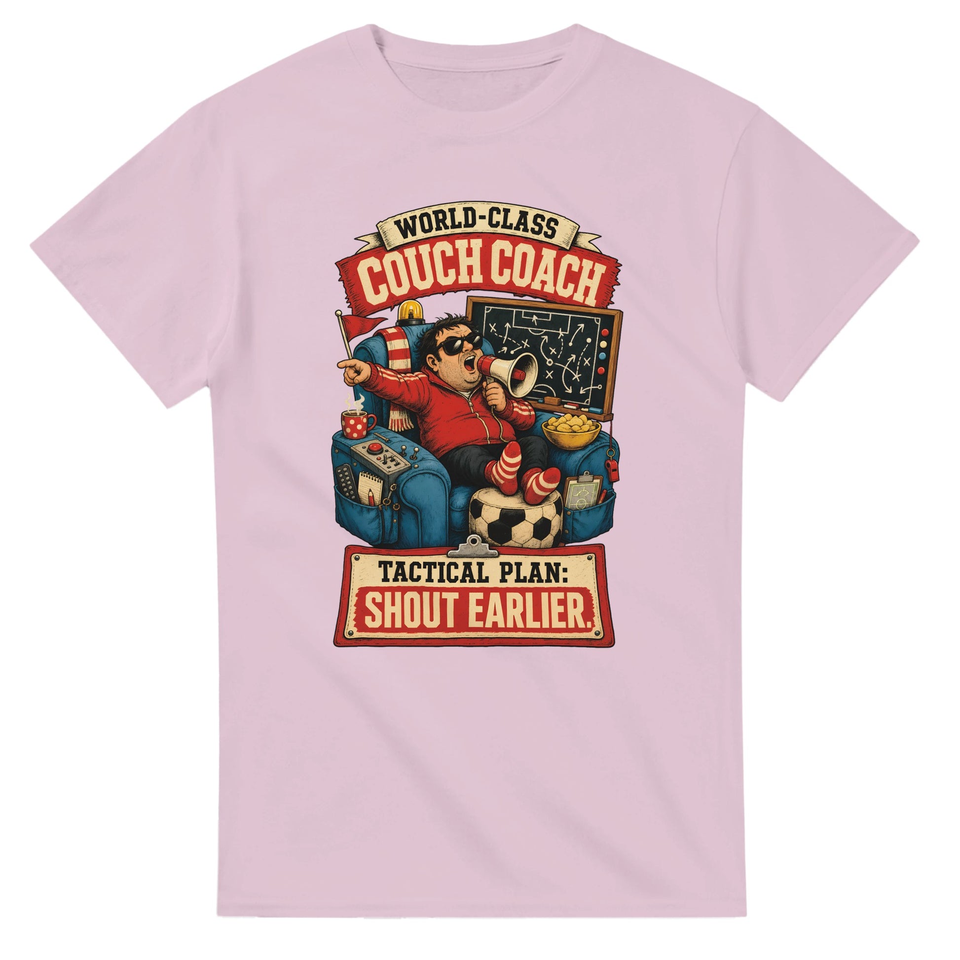 World-Class Couch Coach T-shirt — product view 4
