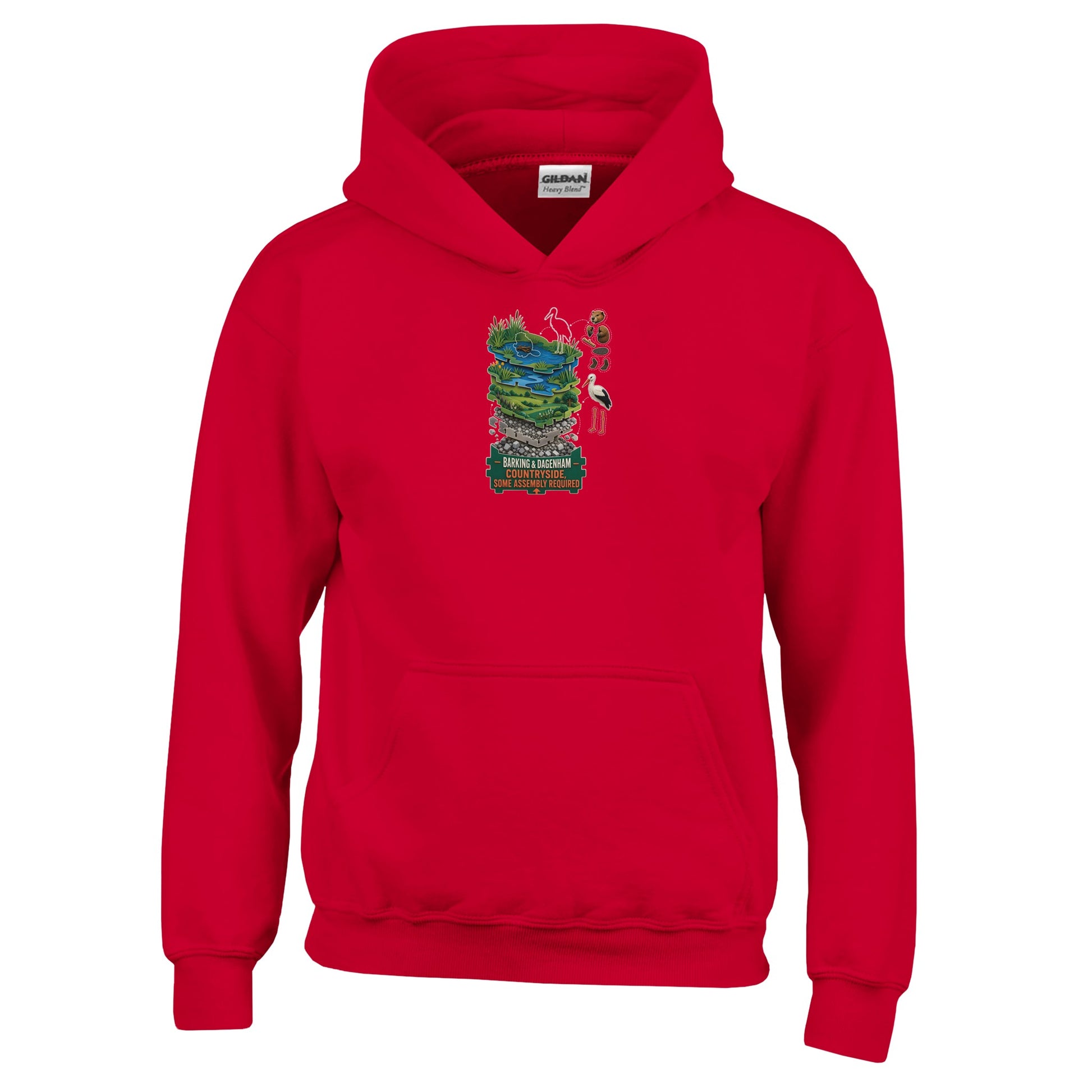 Barking & Dagenham Countryside Kids' Hoodie — product view 6