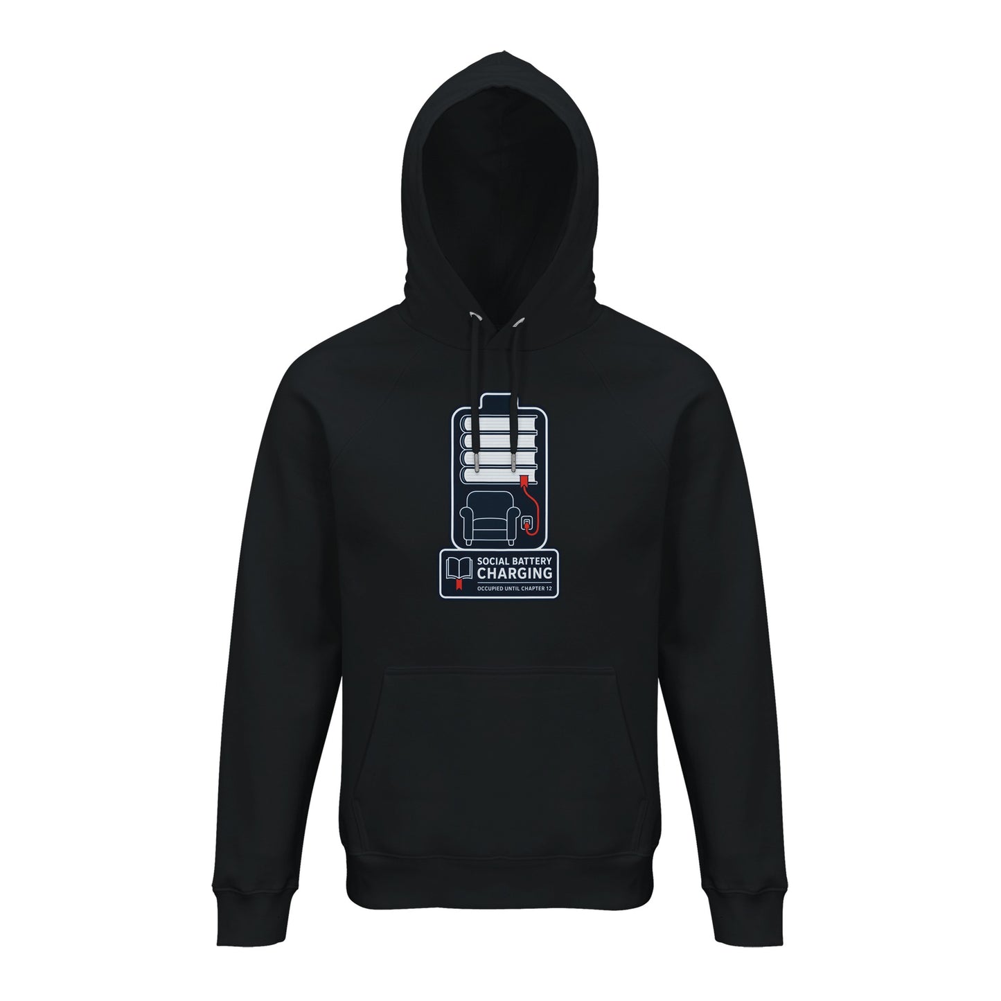 Social Battery Charging Hoodie — product view 2