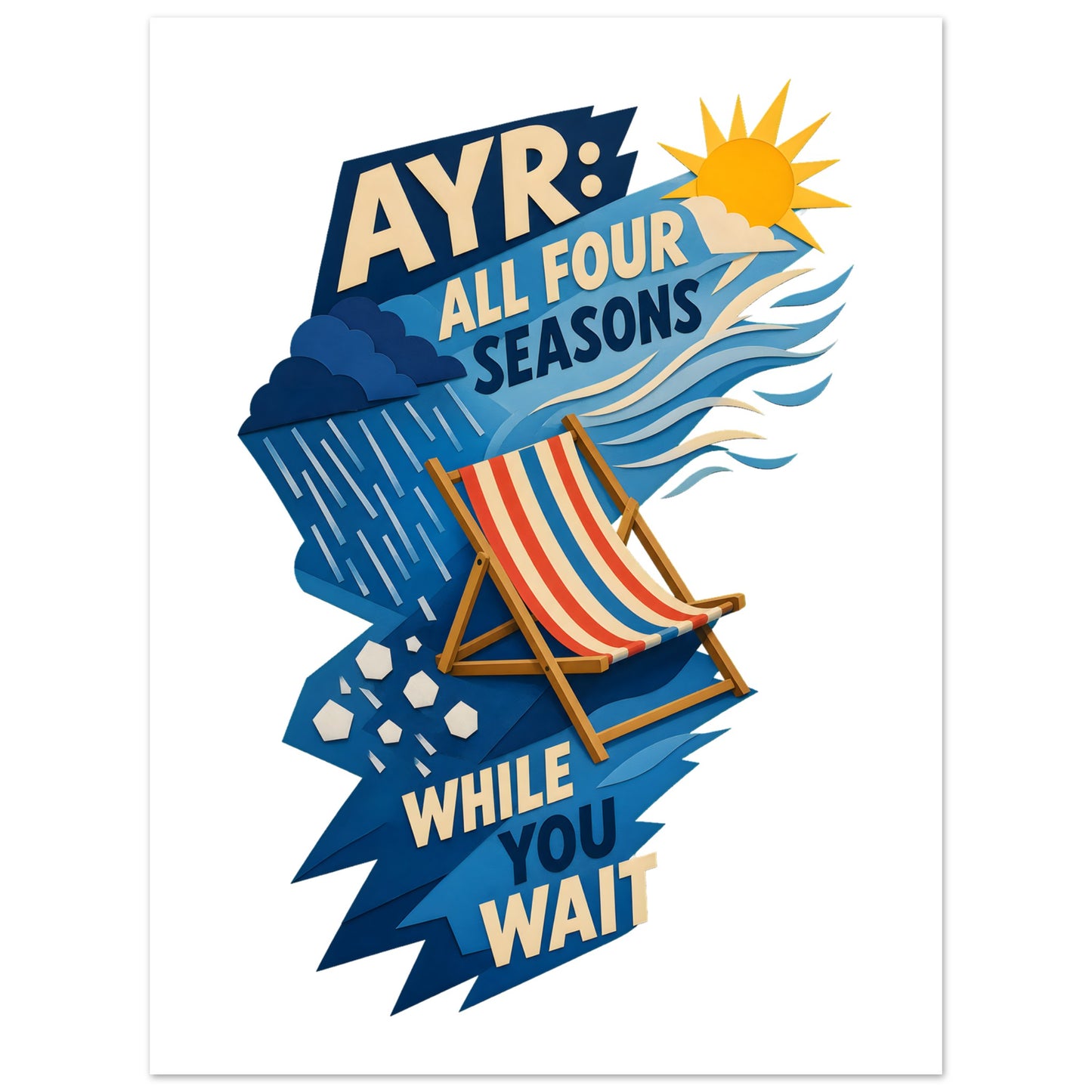 Ayr: All Four Seasons While You Wait Poster — product view 5