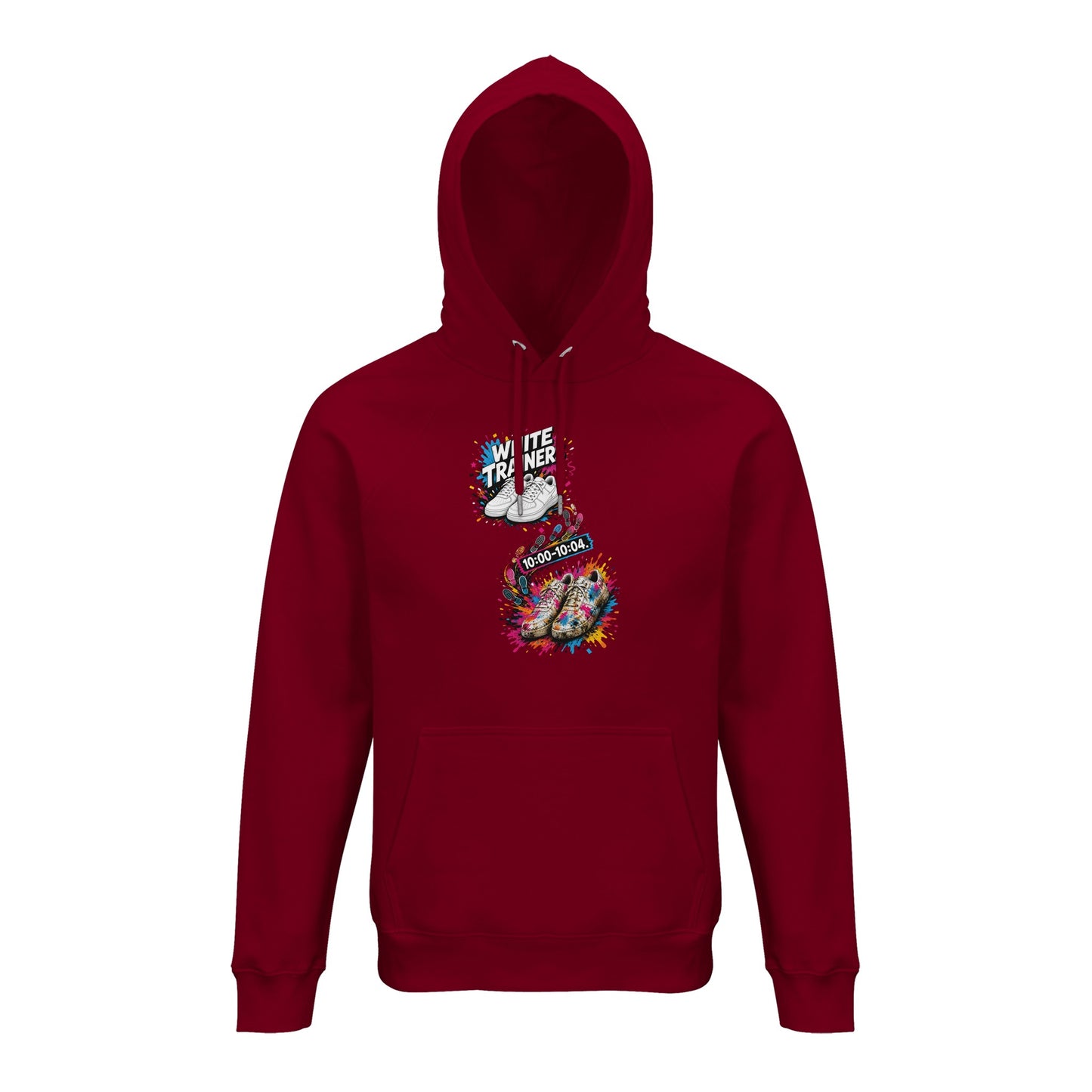 White Trainers: 10:00–10:04 Hoodie — product view 4