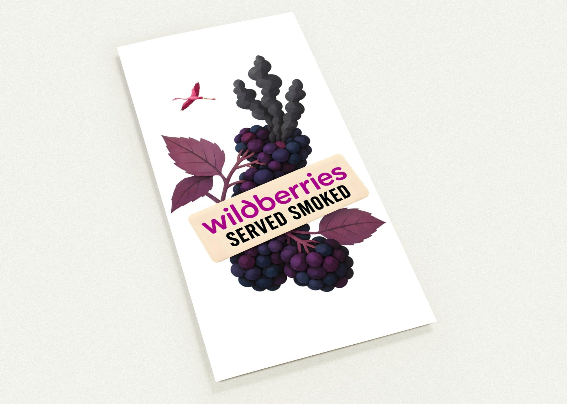 Wildberries, Served Smoked Postcard Pack — product view 1