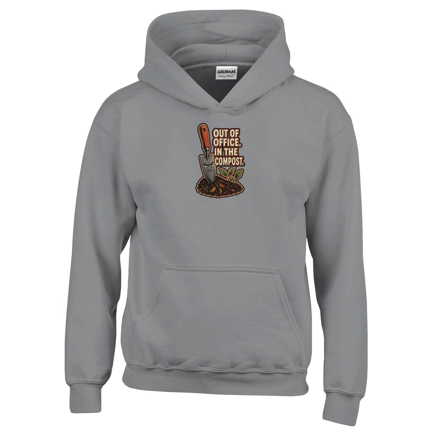 Out of Office, In the Compost Kids' Hoodie — product view 13