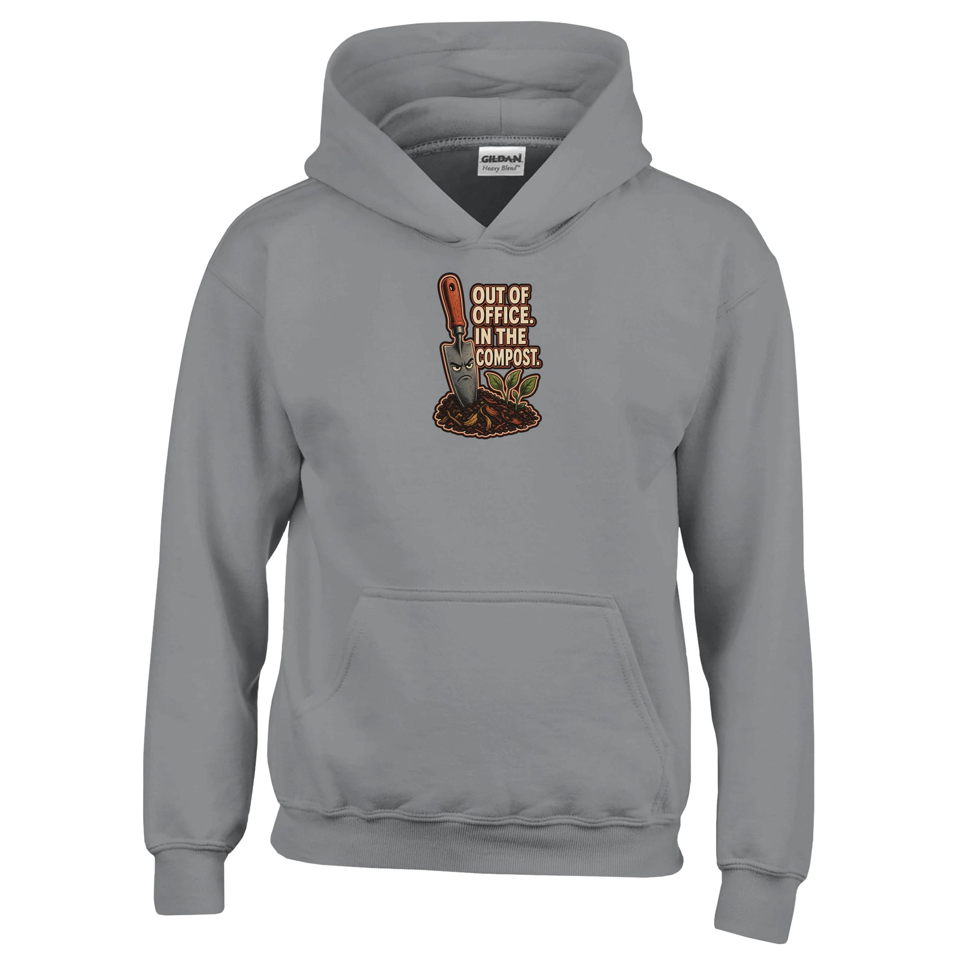 Out of Office, In the Compost Kids' Hoodie — product view 13
