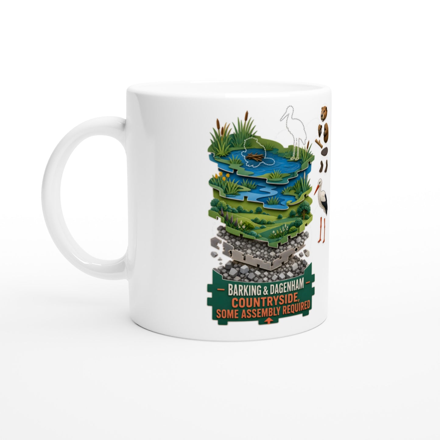 Barking & Dagenham Countryside Mug — product view 1