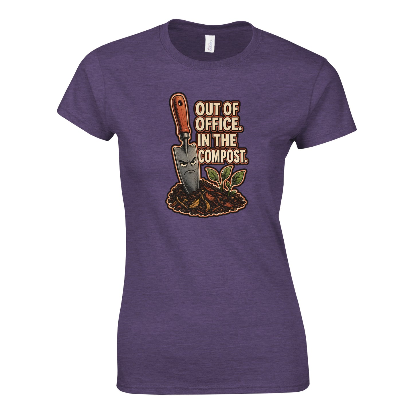 Out of Office, In the Compost Women's T-shirt — product view 2