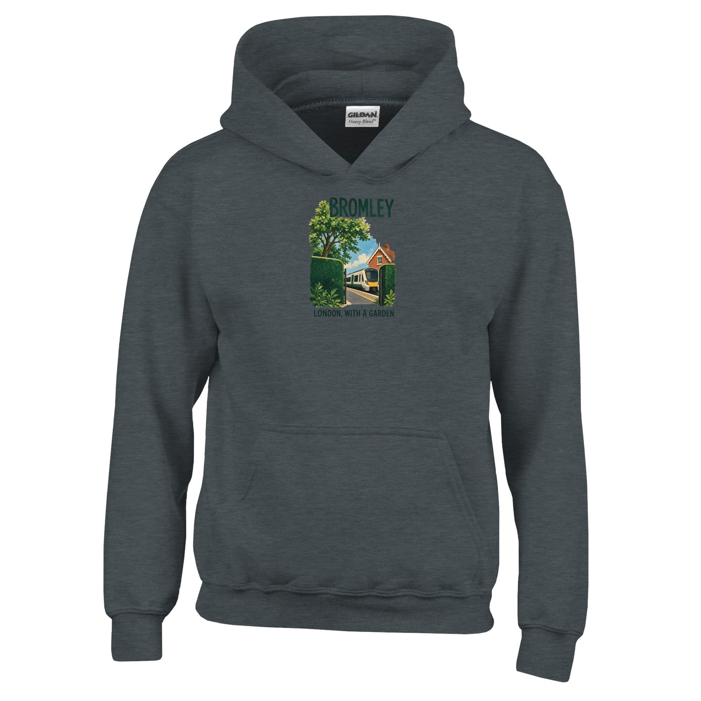 Bromley: London with a Garden Kids' Hoodie — product view 9