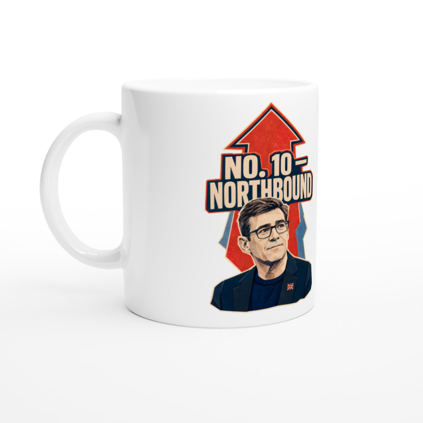 No. 10 — Northbound Andy Burnham Political Satire Mug