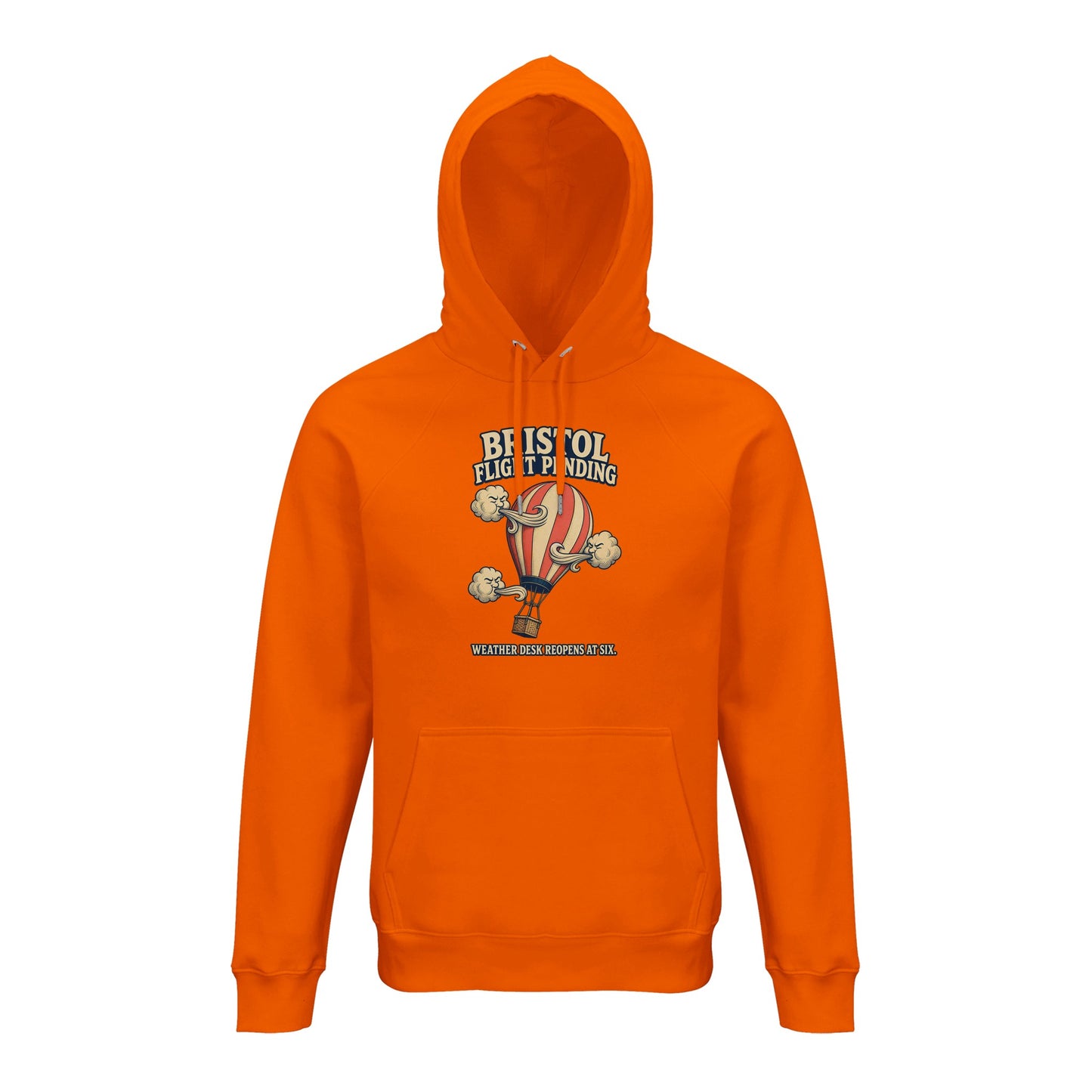 Bristol Flight Pending – Weather Desk Hoodie — product view 7