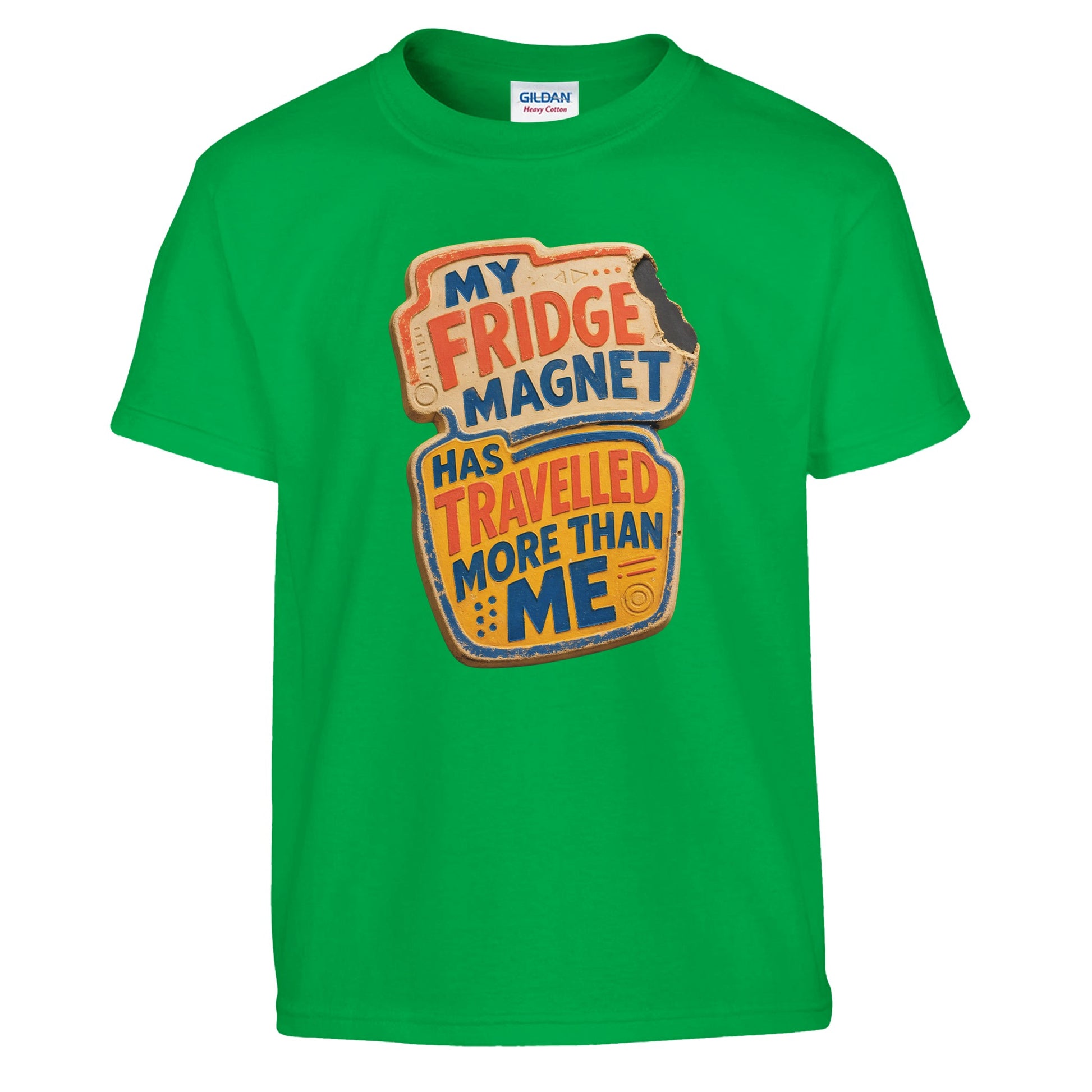 My Fridge Magnet Has Travelled More Than Me Kids' T-shirt — product view 8