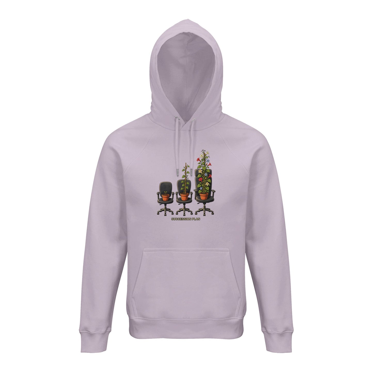 Succession Plan Office Chair Garden Graphic Hoodie — product view 11