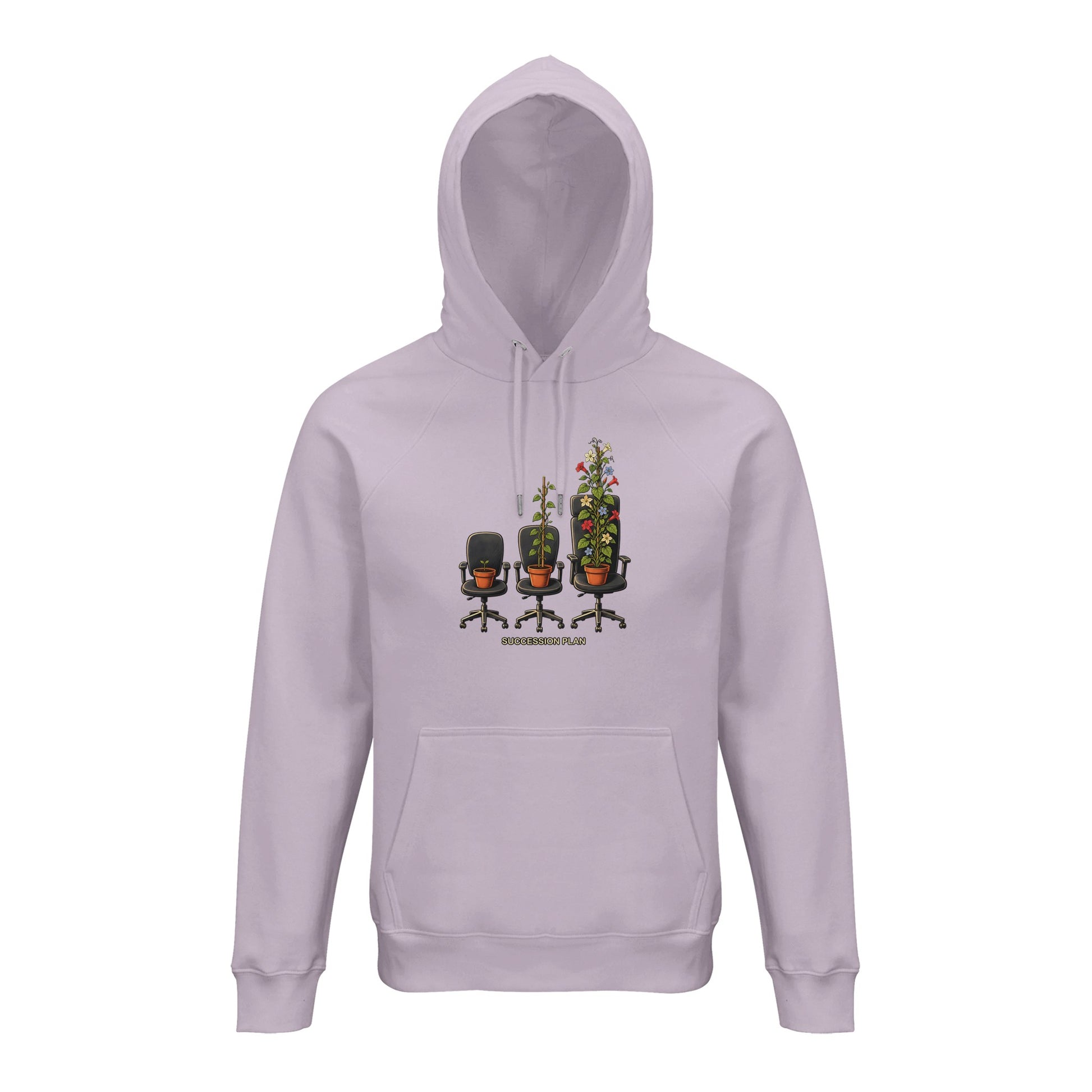 Succession Plan Office Chair Garden Graphic Hoodie — product view 11