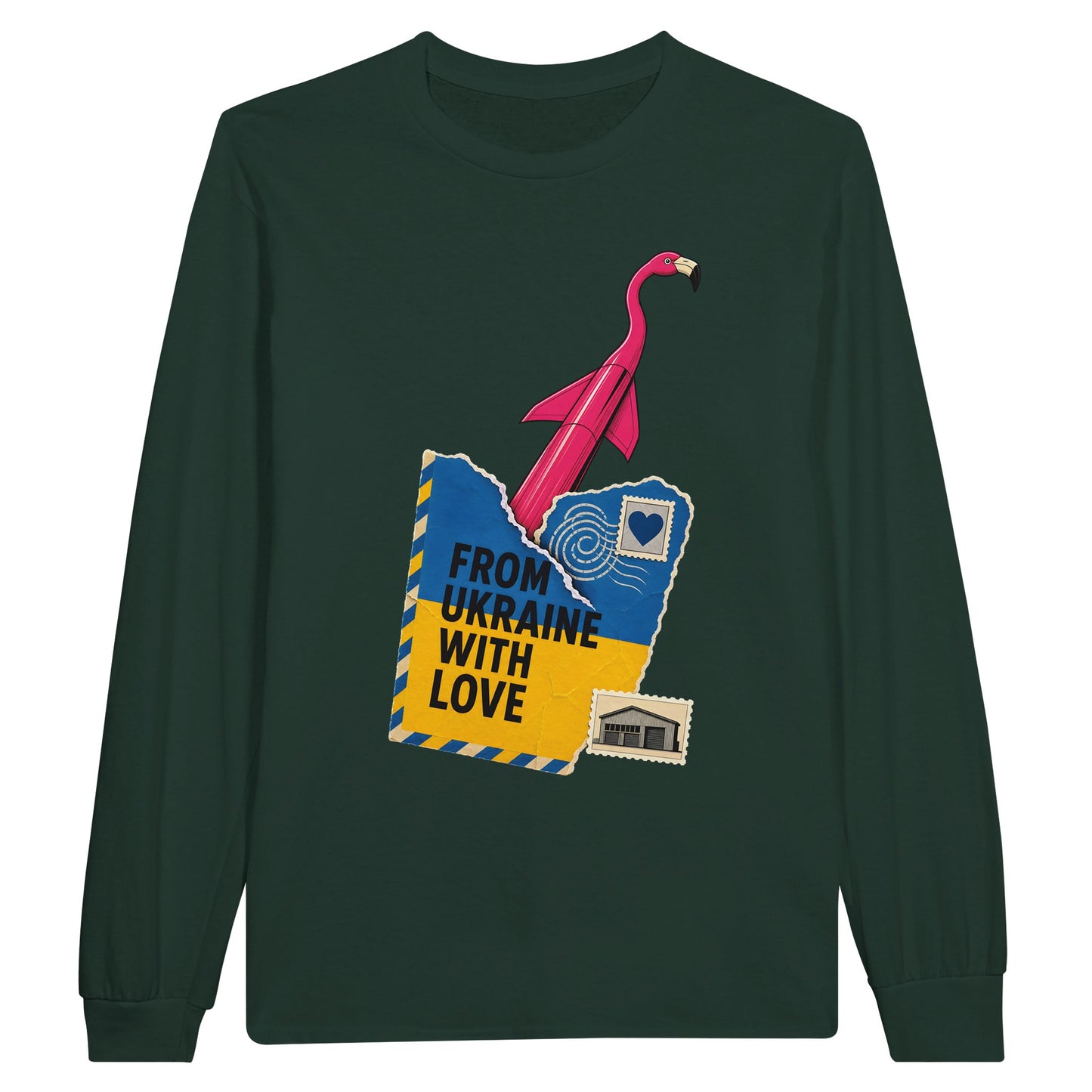 From Ukraine With Love Long-Sleeve T-shirt — product view 5