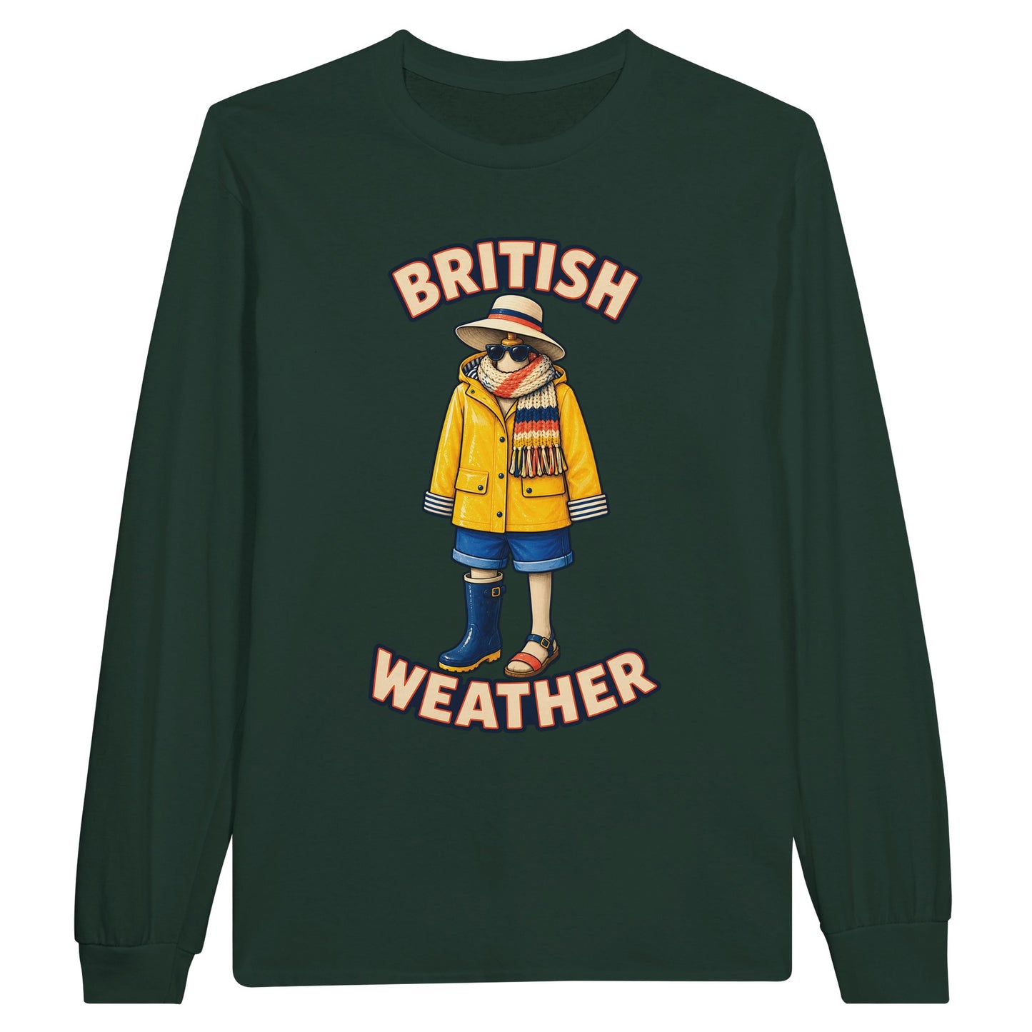 British Weather All-Weather Outfit Long-Sleeve T-shirt — product view 5