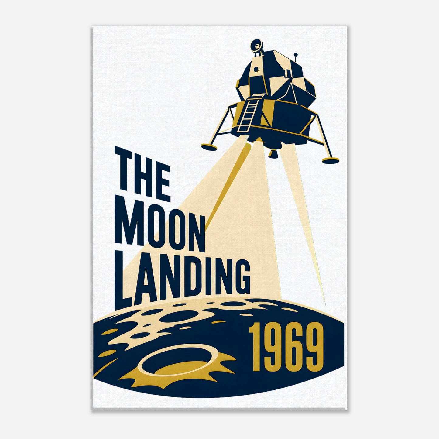 The Moon Landing — 1969 Canvas — product view 2