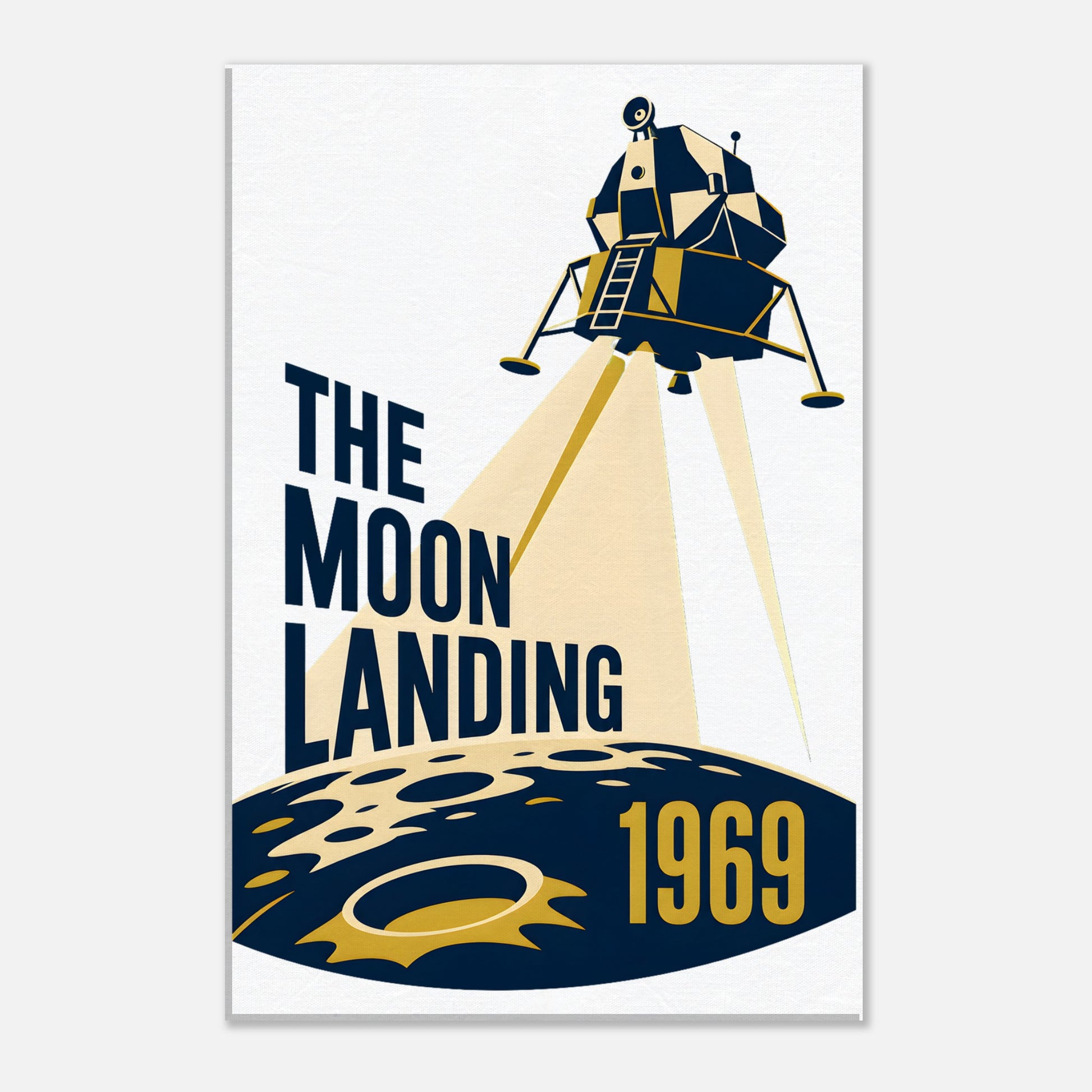 The Moon Landing — 1969 Canvas — product view 3