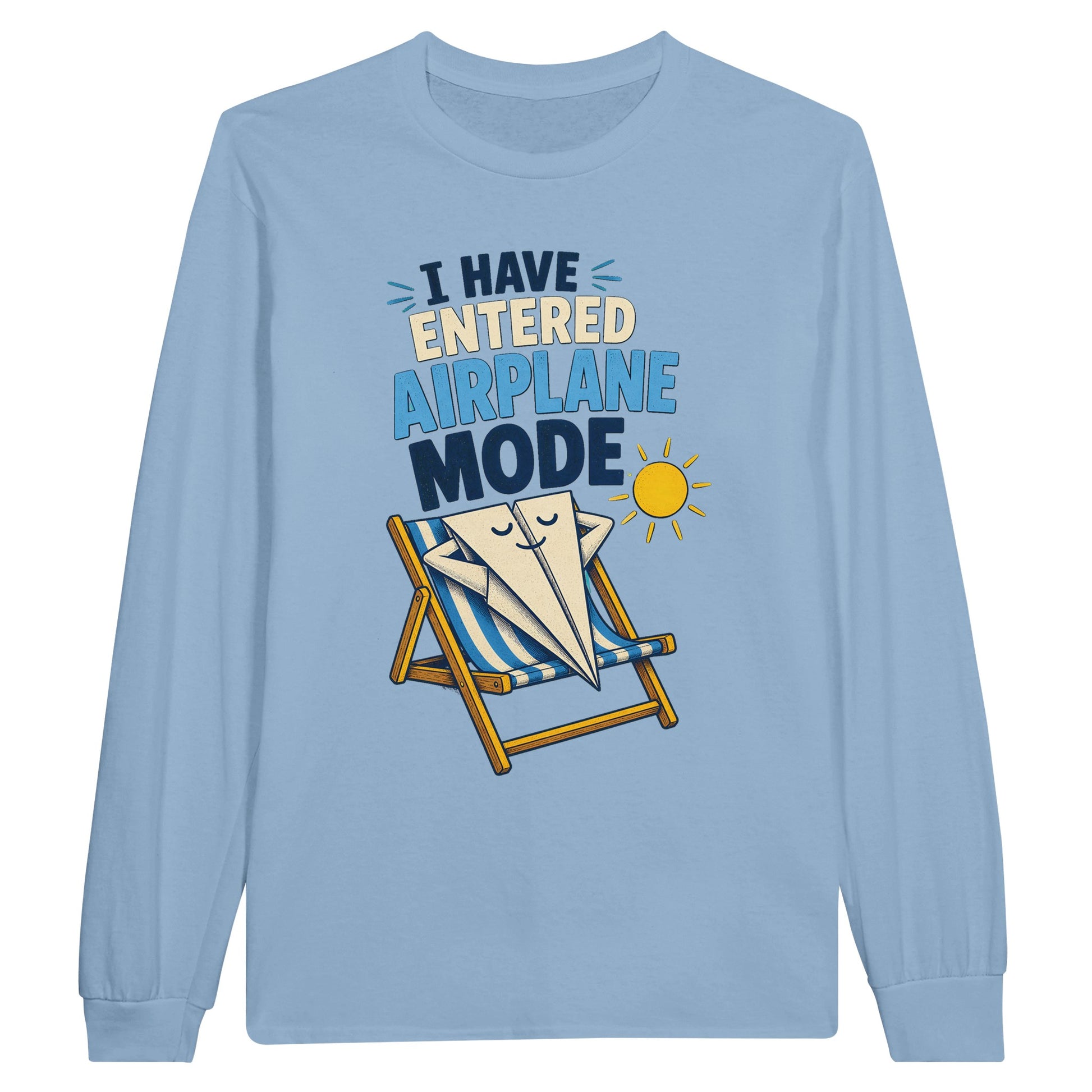 I Have Entered Airplane Mode Graphic Long-Sleeve T-shirt — product view 8