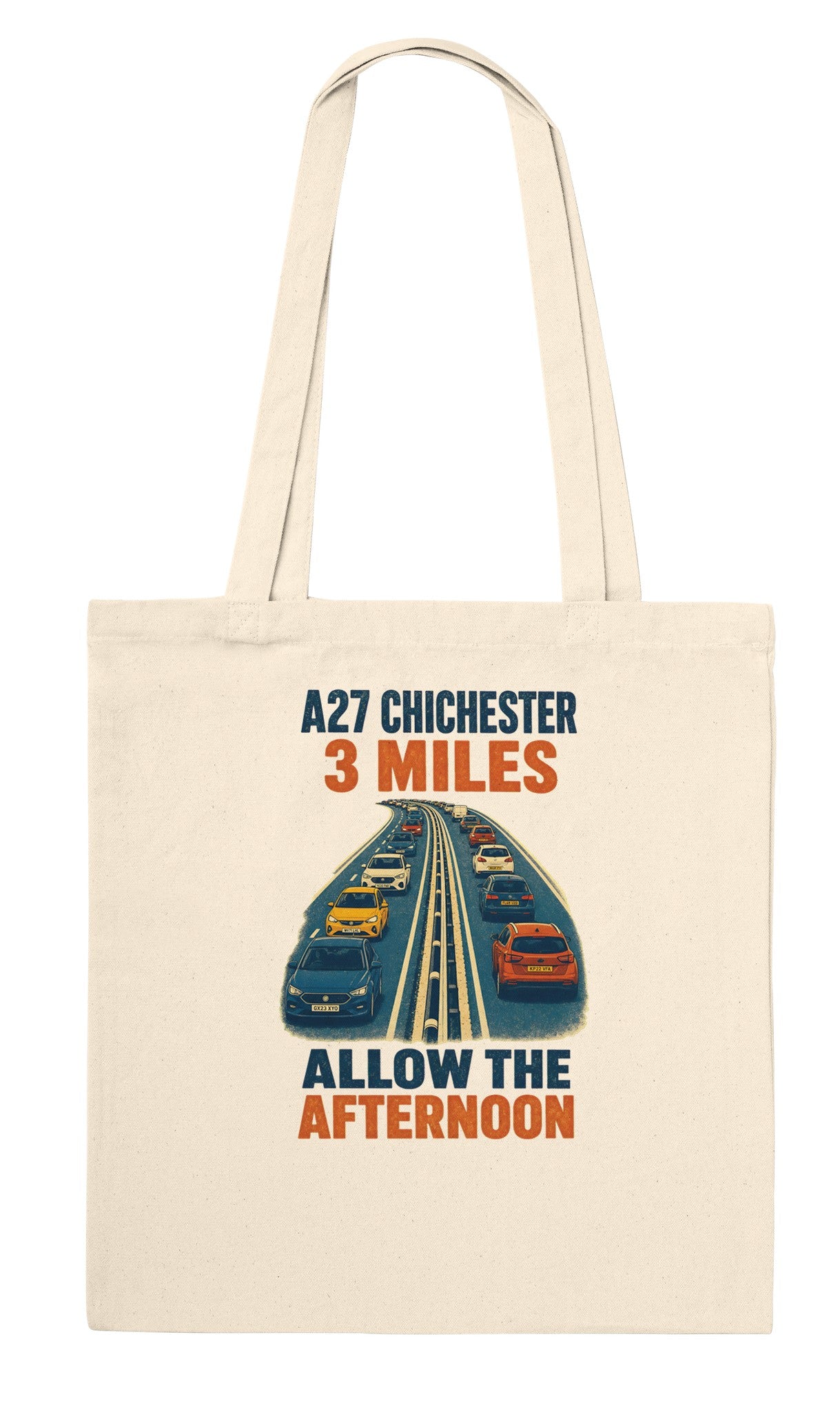 A27 Chichester – 3 Miles, Allow the Afternoon Tote Bag — product view 6