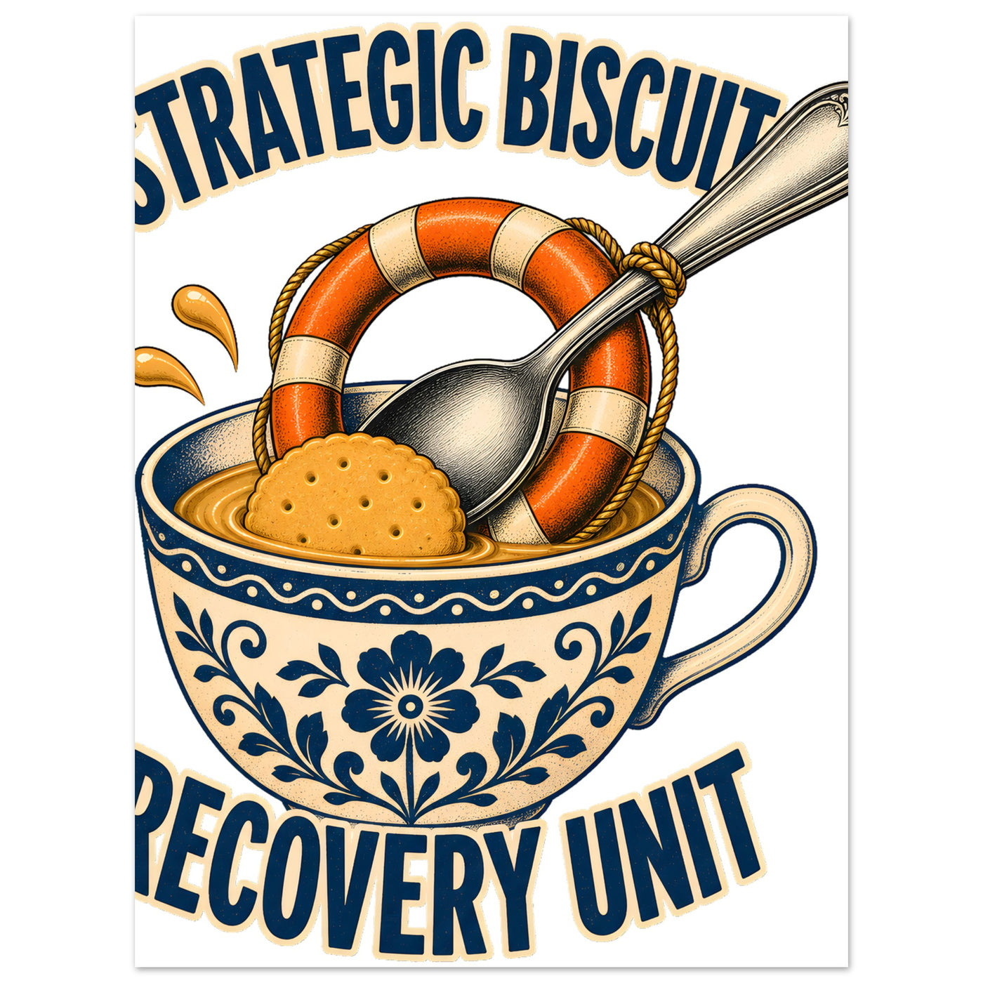 Strategic Biscuit Recovery Unit Aluminium Print