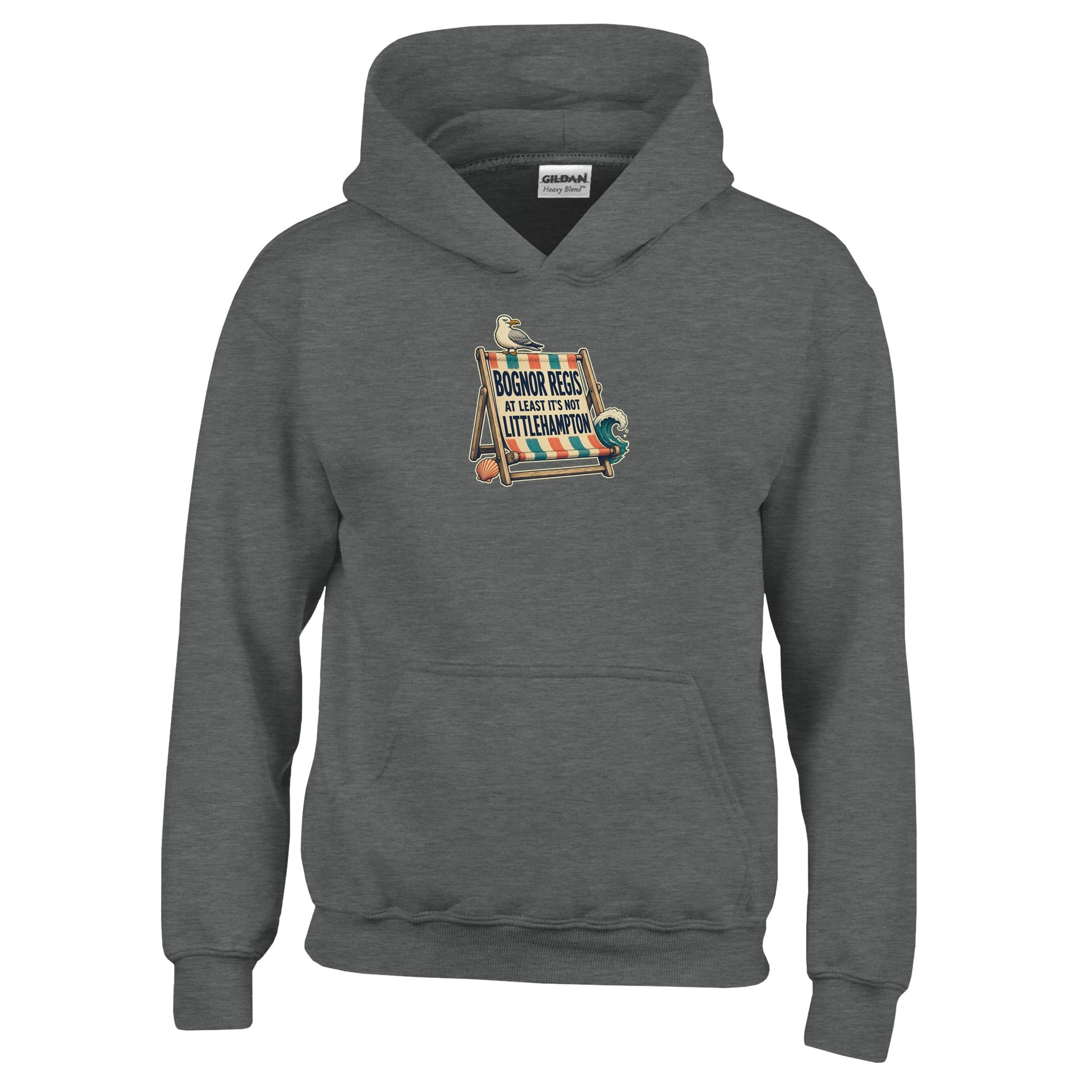 Bognor Regis — At Least It's Not Littlehampton Kids' Hoodie — product view 2