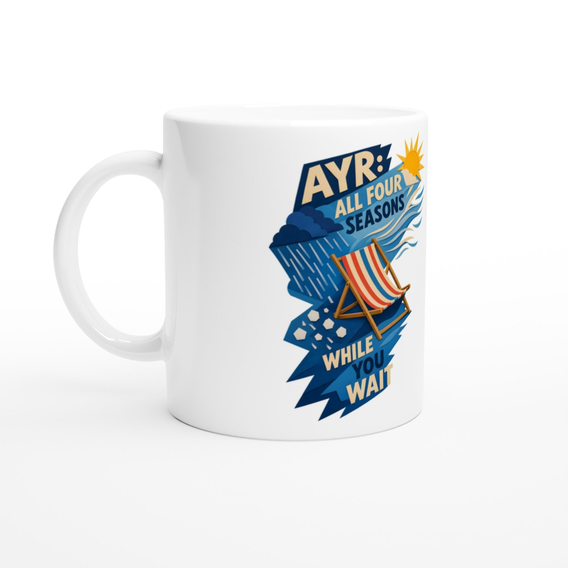 Ayr: All Four Seasons While You Wait Mug — product view 1