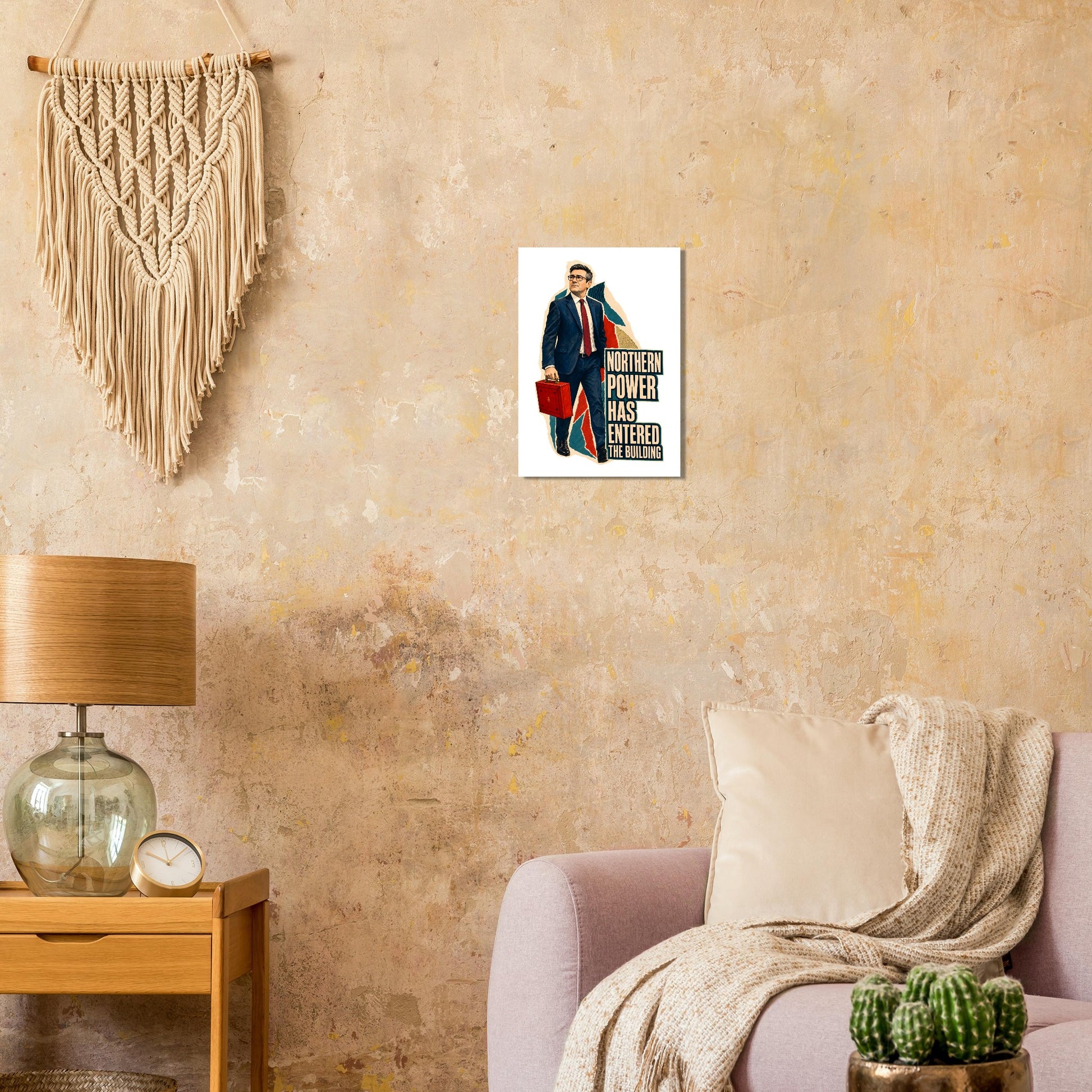 Northern Power Has Entered the Building Tote Bag Poster — product view 9