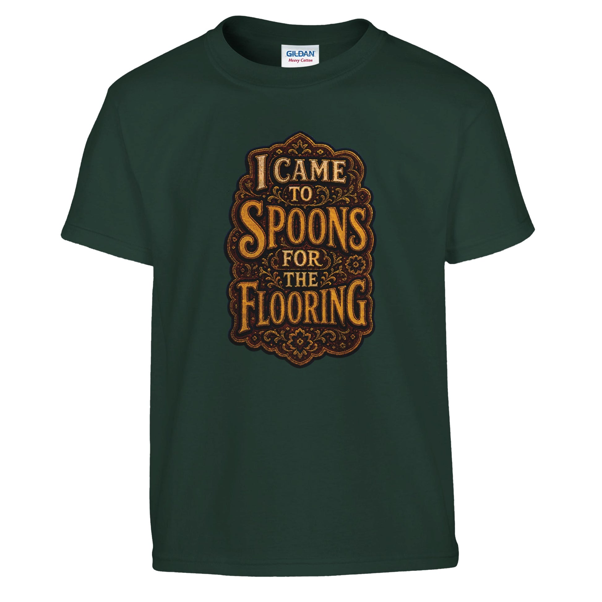 I Came to Spoons for the Flooring Kids' T-shirt — product view 13