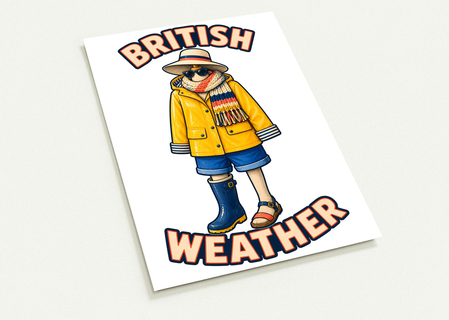 British Weather All-Weather Outfit Postcard Pack — product view 2