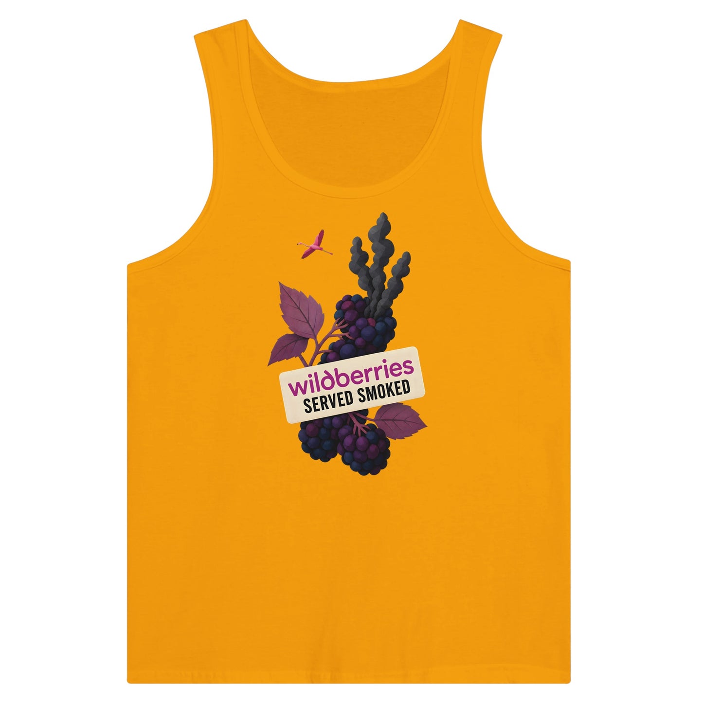 Wildberries, Served Smoked Premium Unisex Tank Top — product view 11
