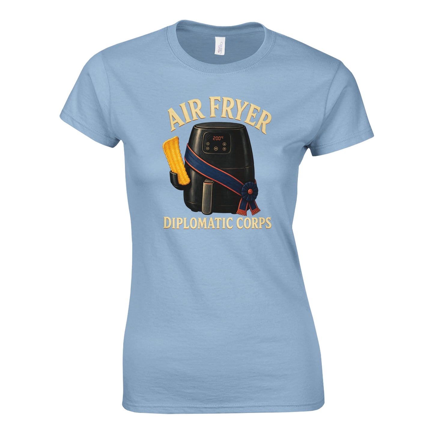 Air Fryer Diplomatic Corps Women's T-shirt — product view 3