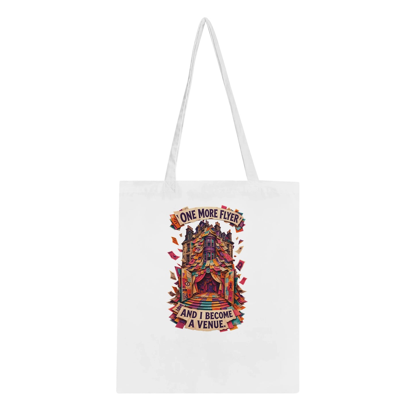 One More Flyer and I Become a Venue Tote Bag — product view 5