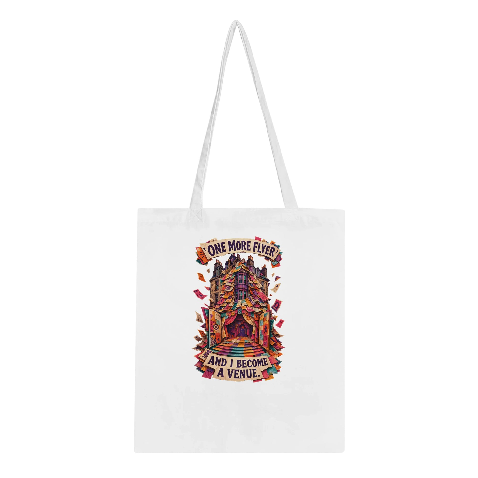 One More Flyer and I Become a Venue Tote Bag — product view 1