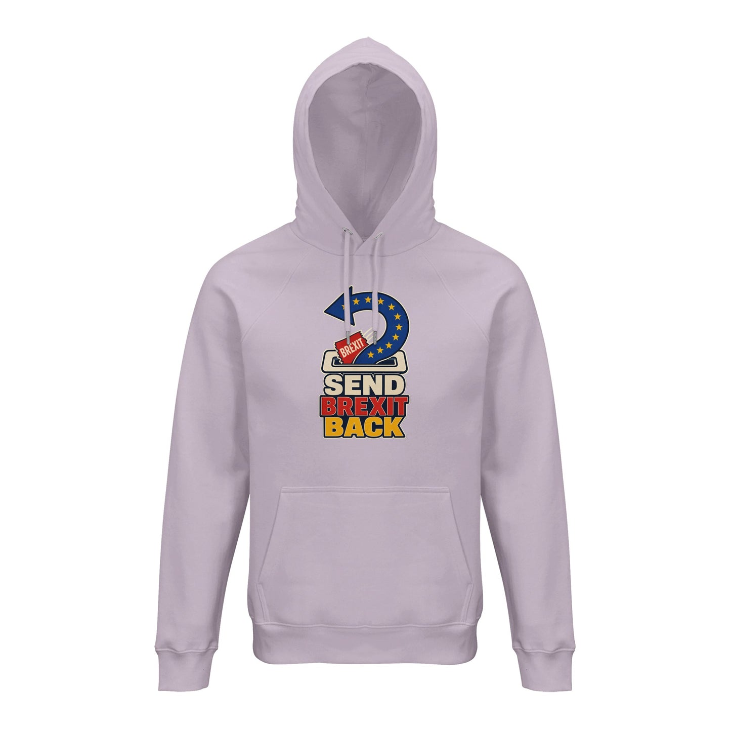 Send Brexit Back Pro-EU Graphic Hoodie — product view 4