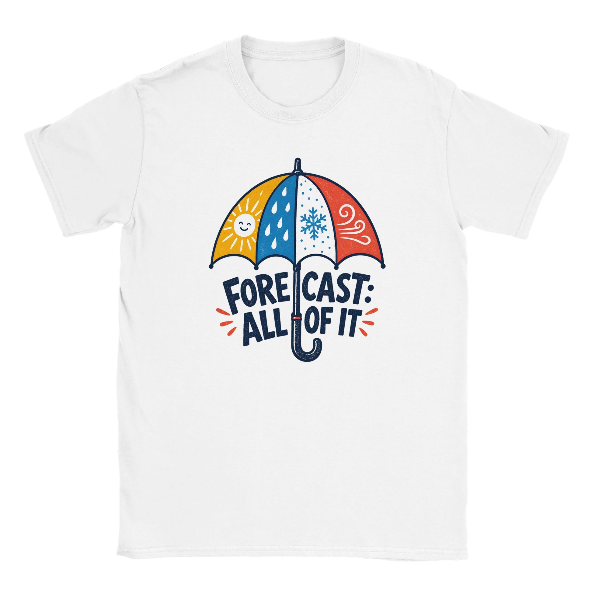 Forecast: All of It British Weather Graphic Kids' T-shirt — product view 15