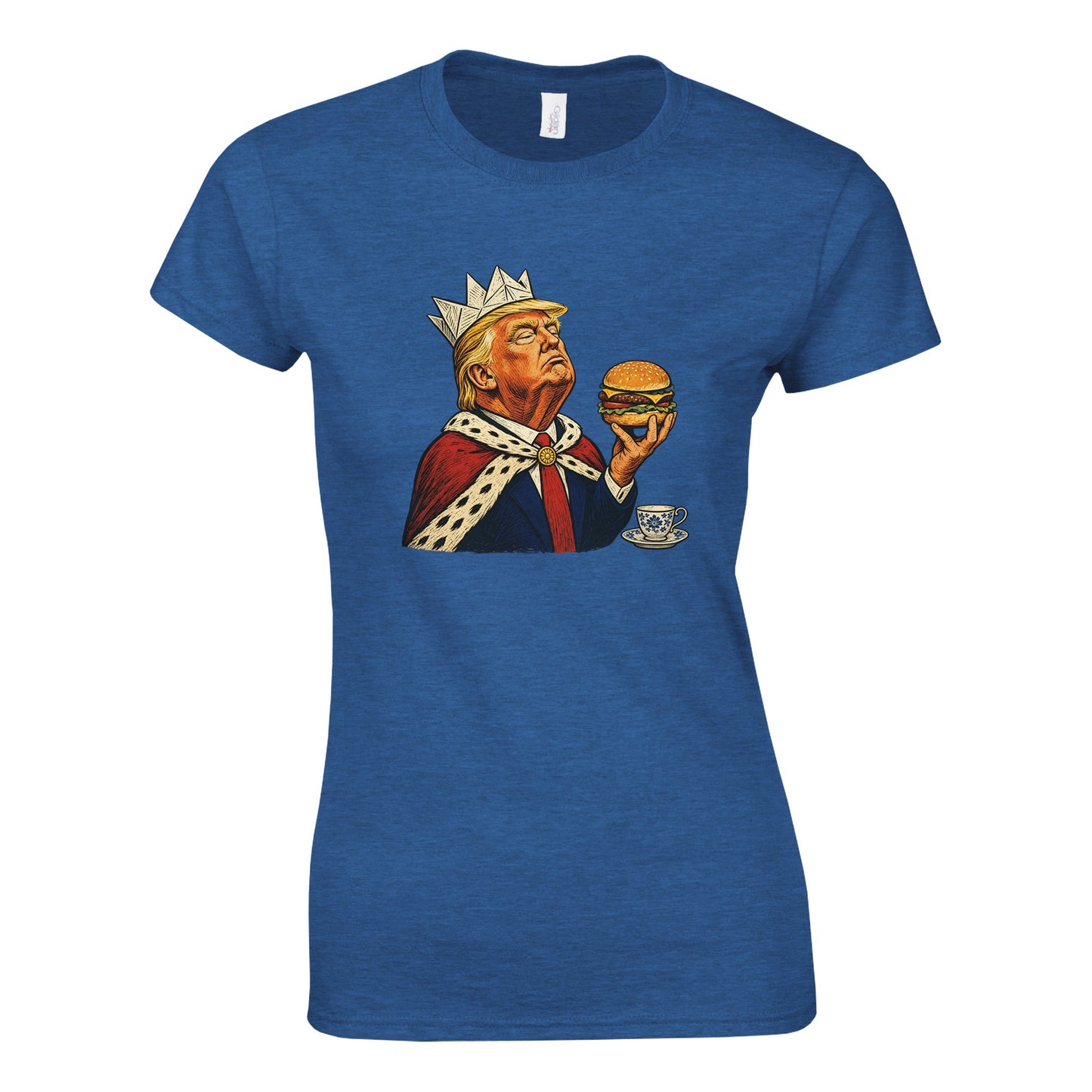 The Very Temporary Monarch — Trump Satire Women's T-shirt — product view 3