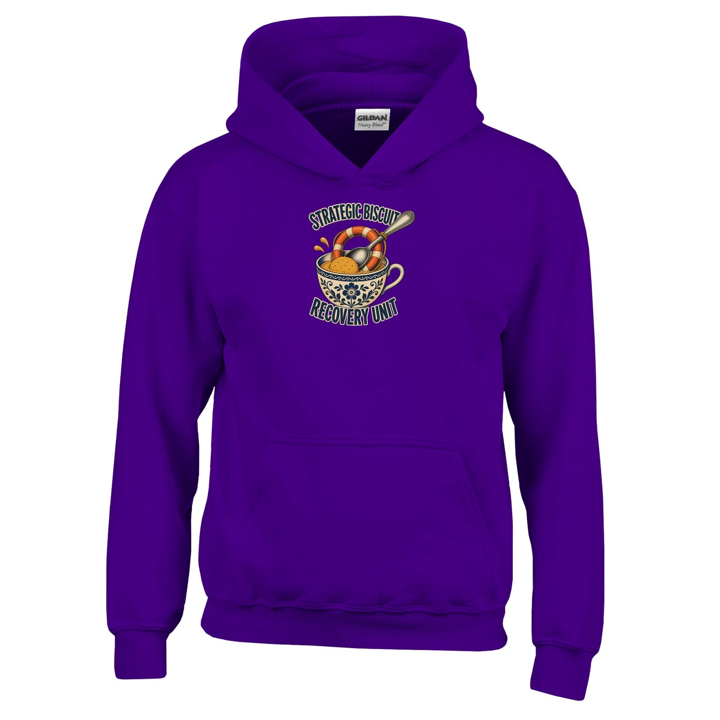 Strategic Biscuit Recovery Unit Kids' Hoodie — product view 10